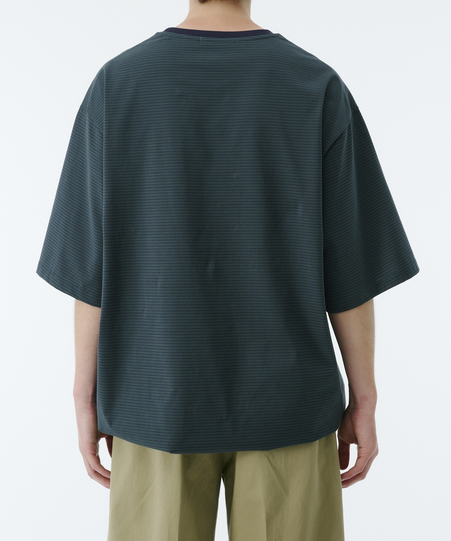 ビューティーコットンコードボーダーTEE