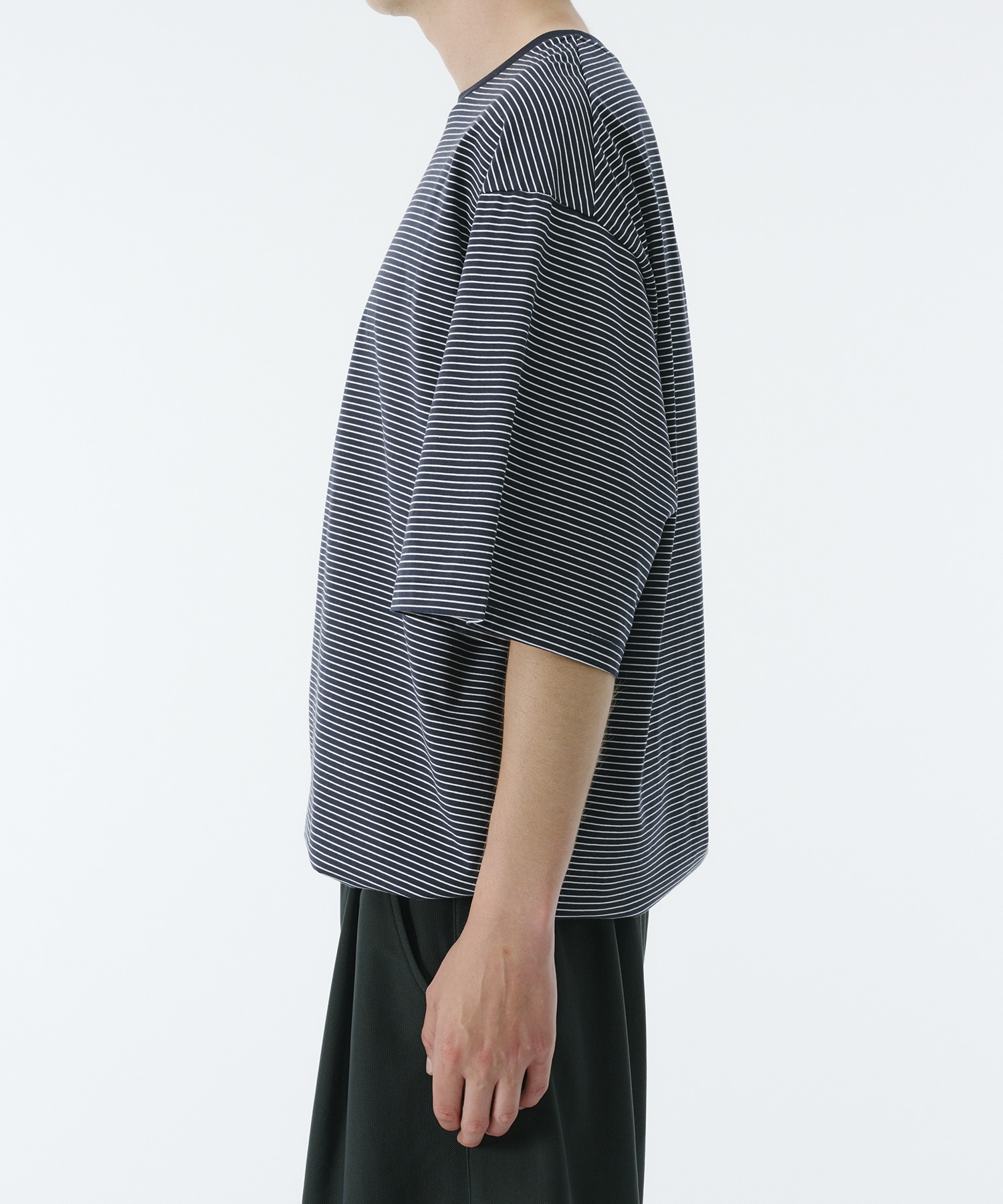 ビューティーコットンコードボーダーTEE