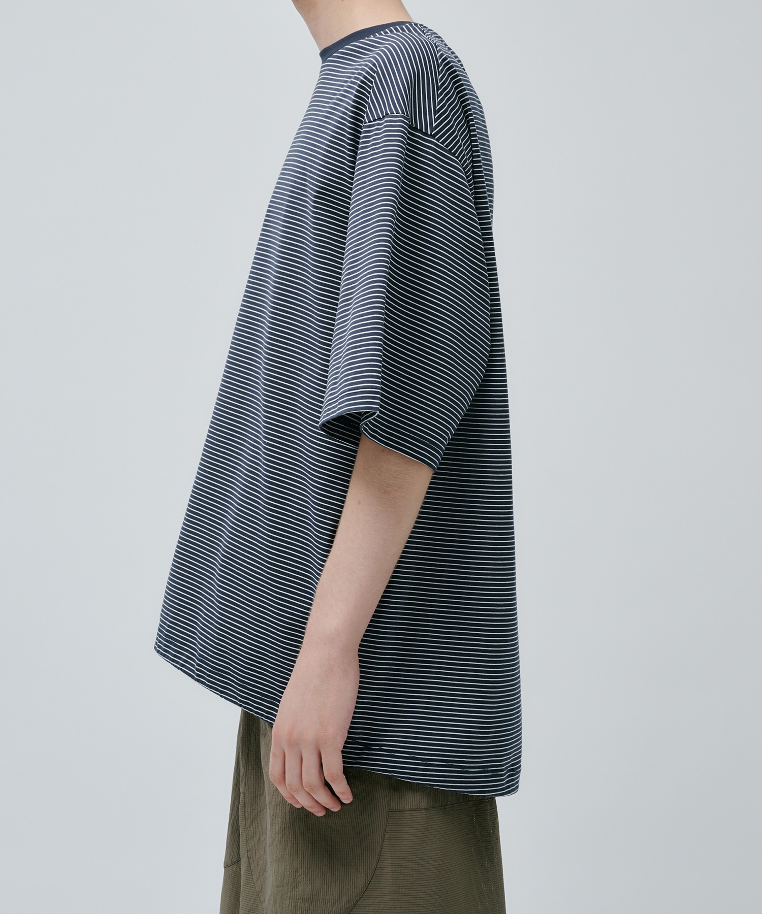 ビューティーコットンコードボーダーTEE