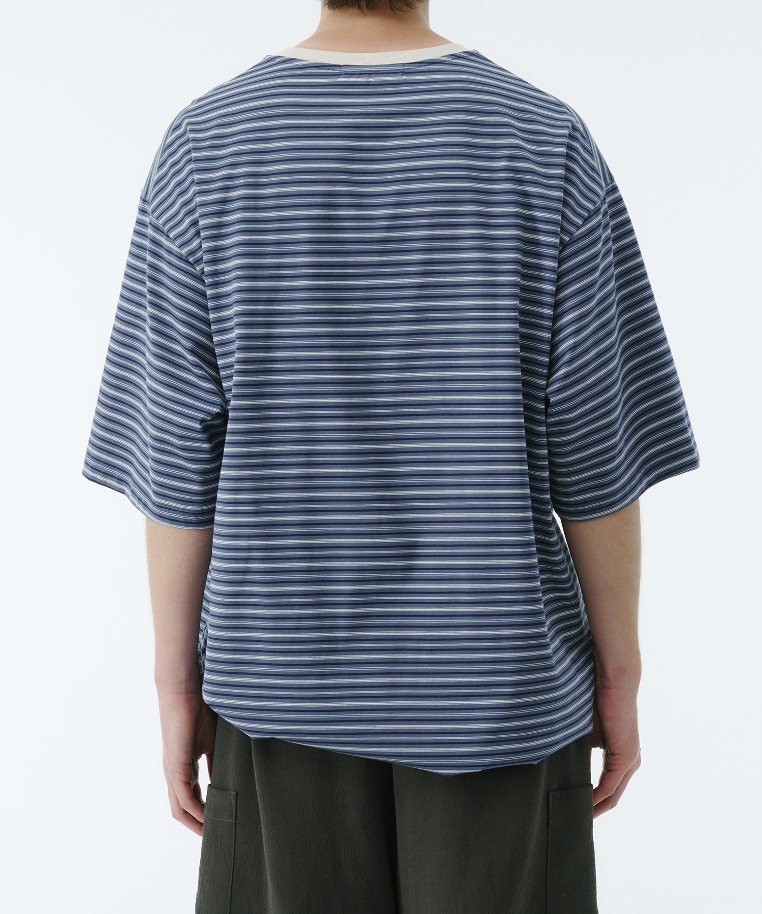 ビューティーコットンコードボーダーTEE