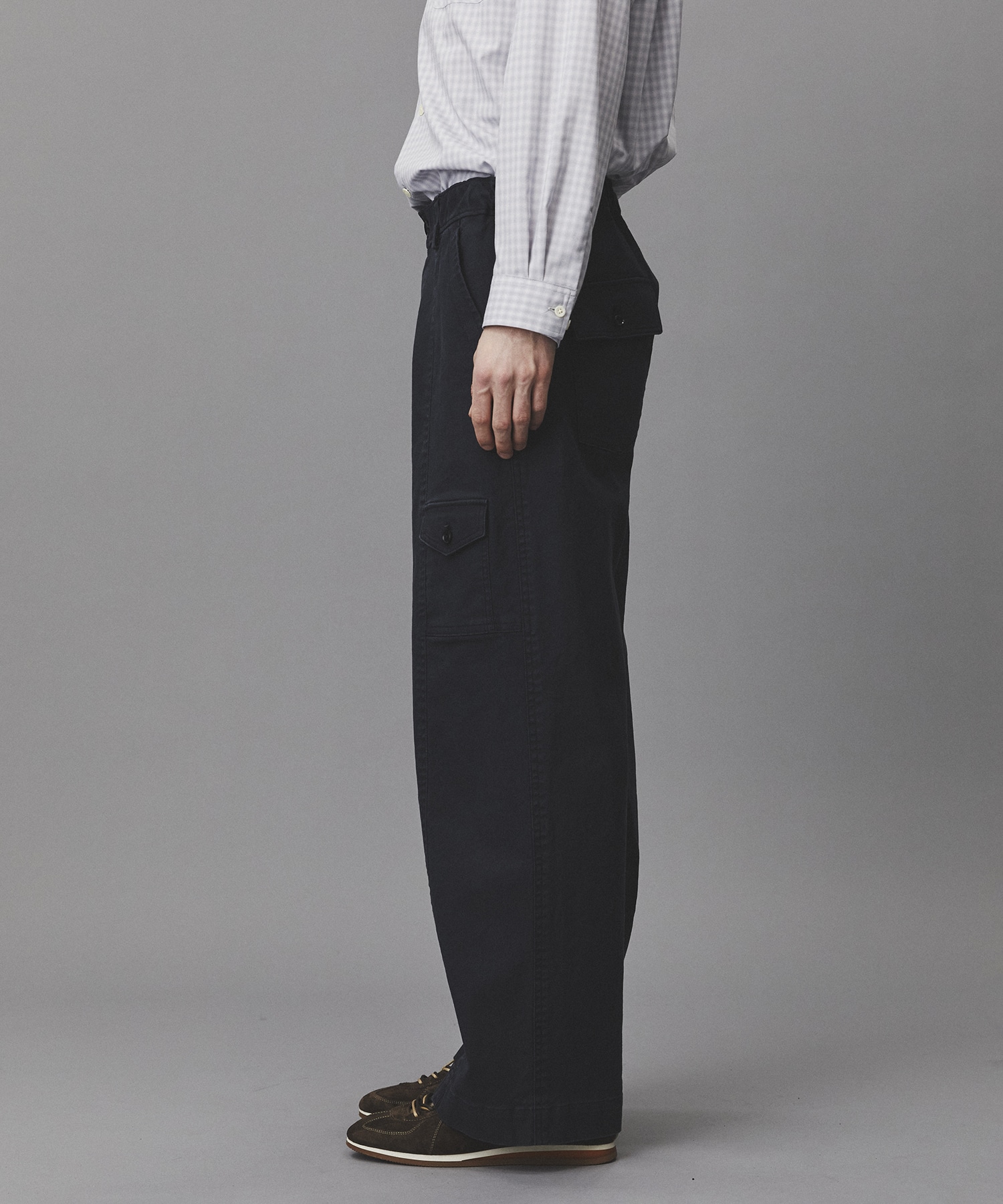 コットンサージベイカーパンツ