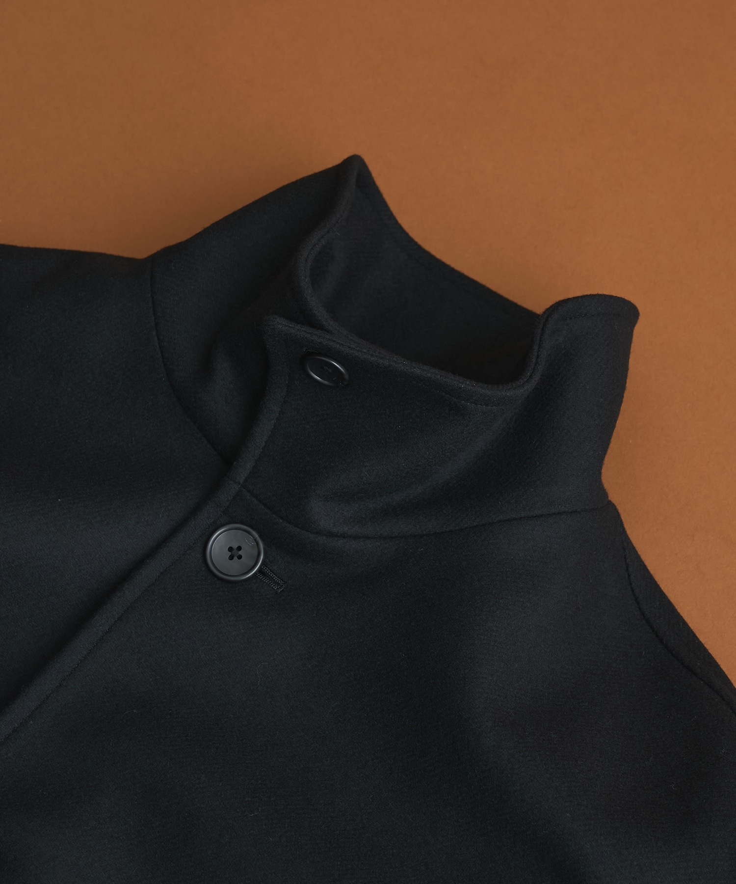 Super140sメルトンオーバーサイズスタンド