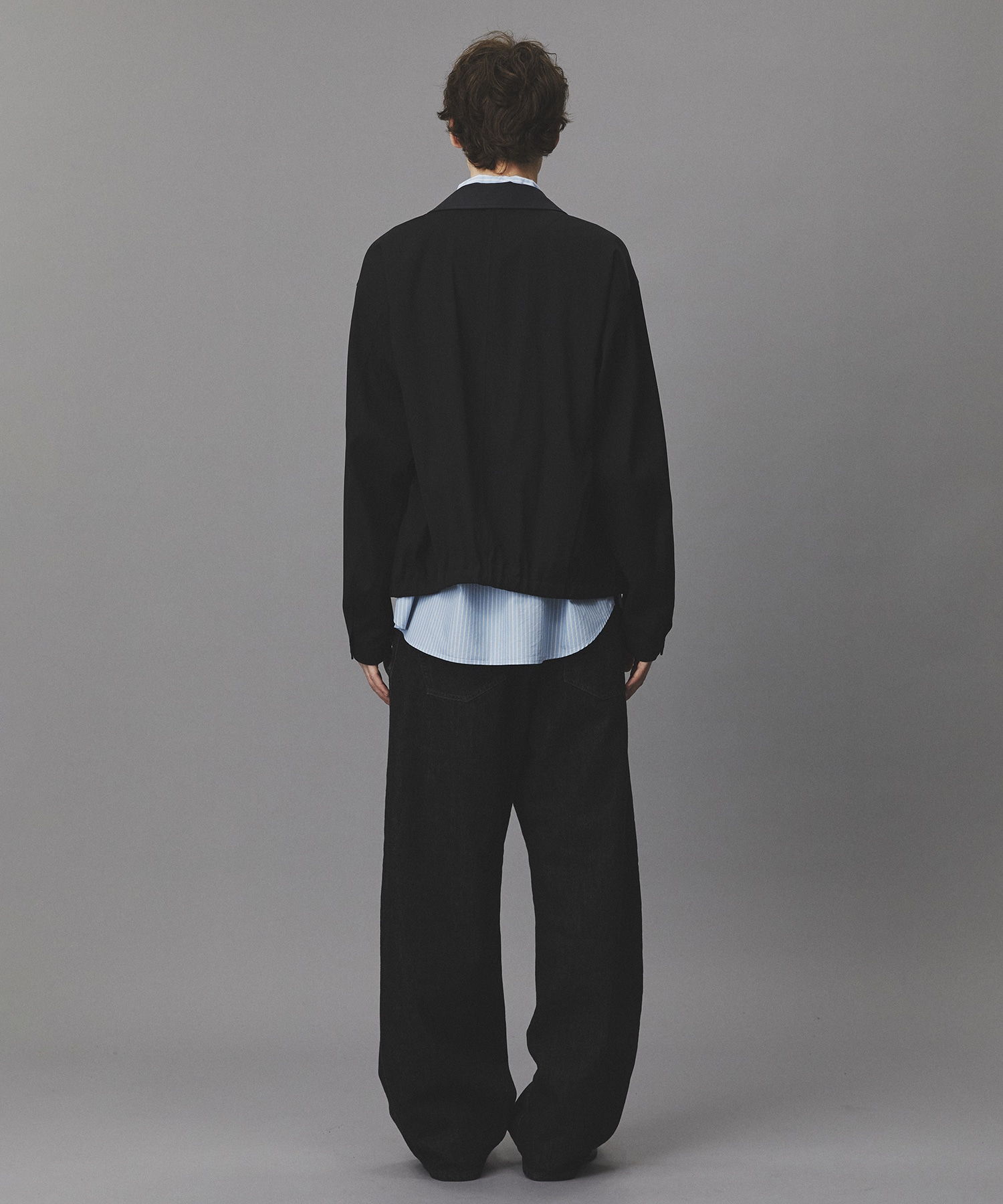 ブラッシュドカラーオーバーコーチブルゾン