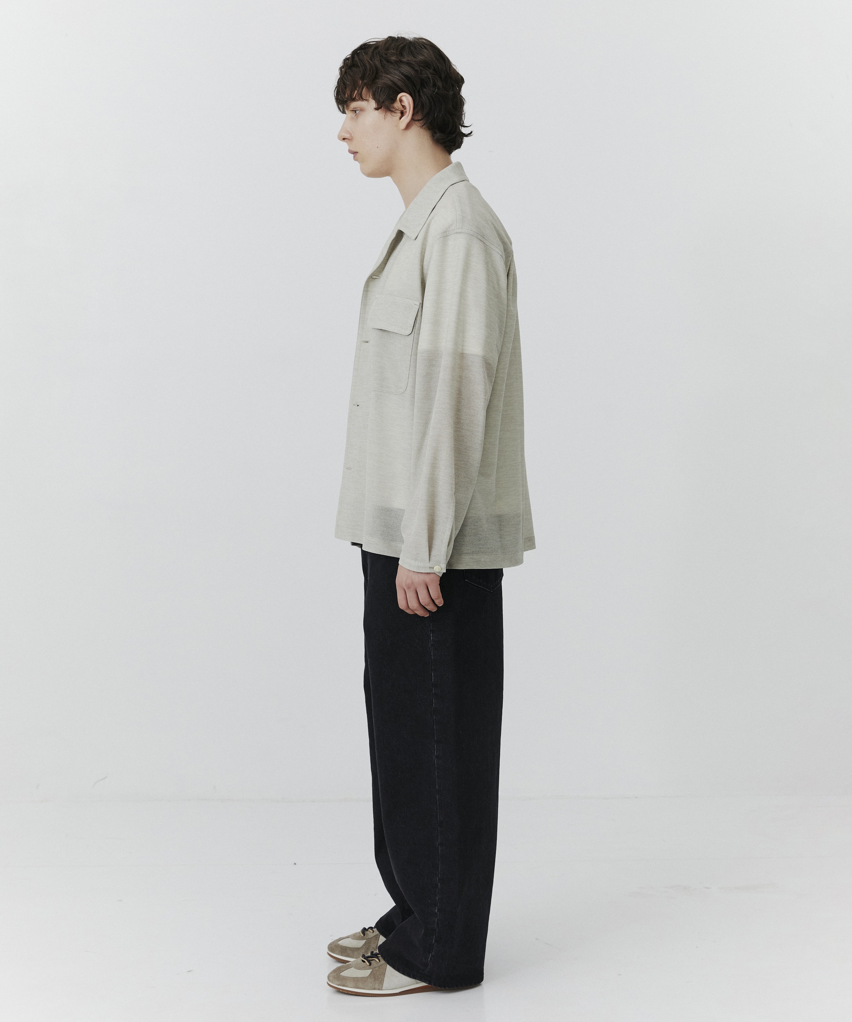 リネンライクリラックスCPOシャツ