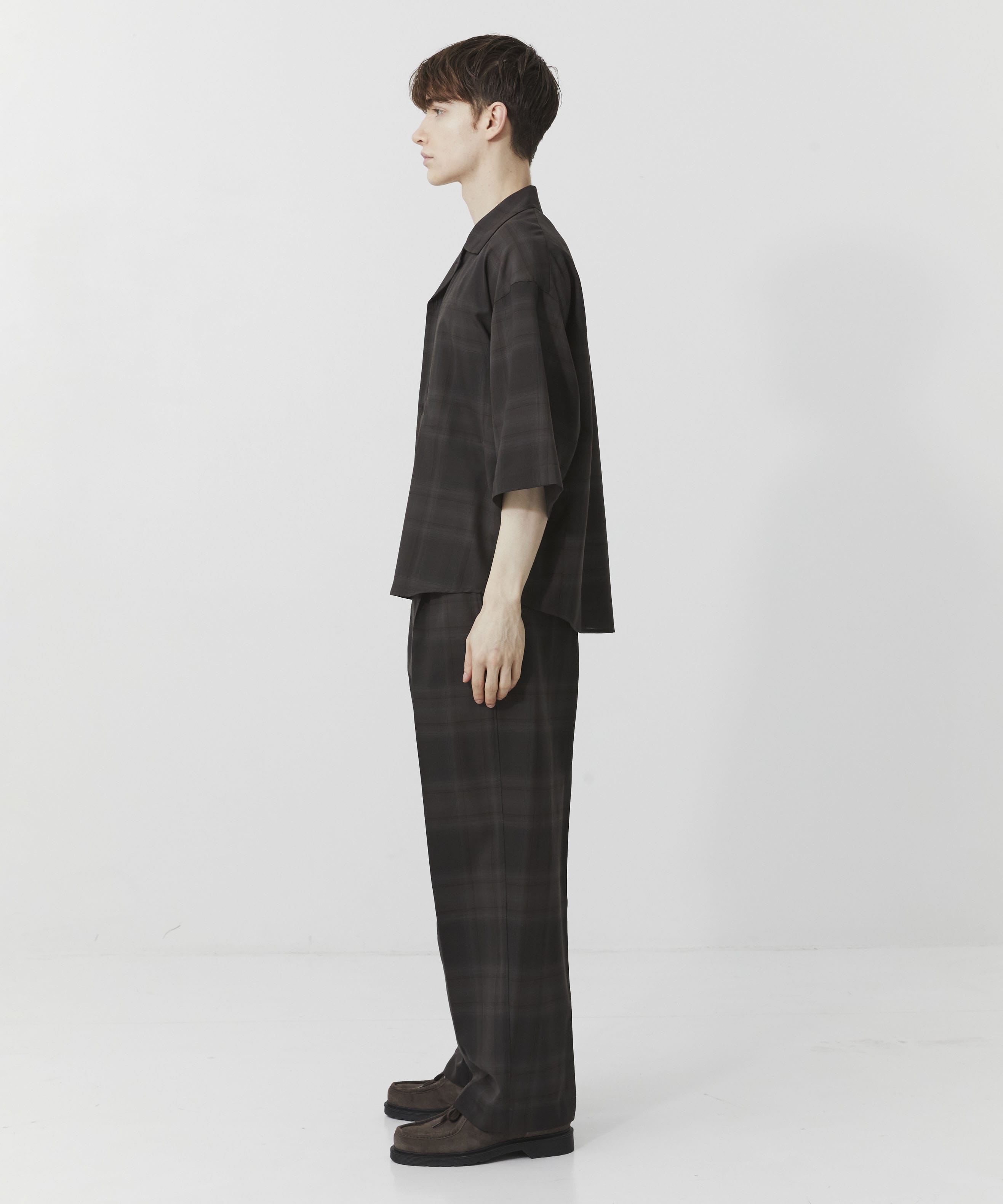 【WEB限定】ファインウールシャツセットアップ