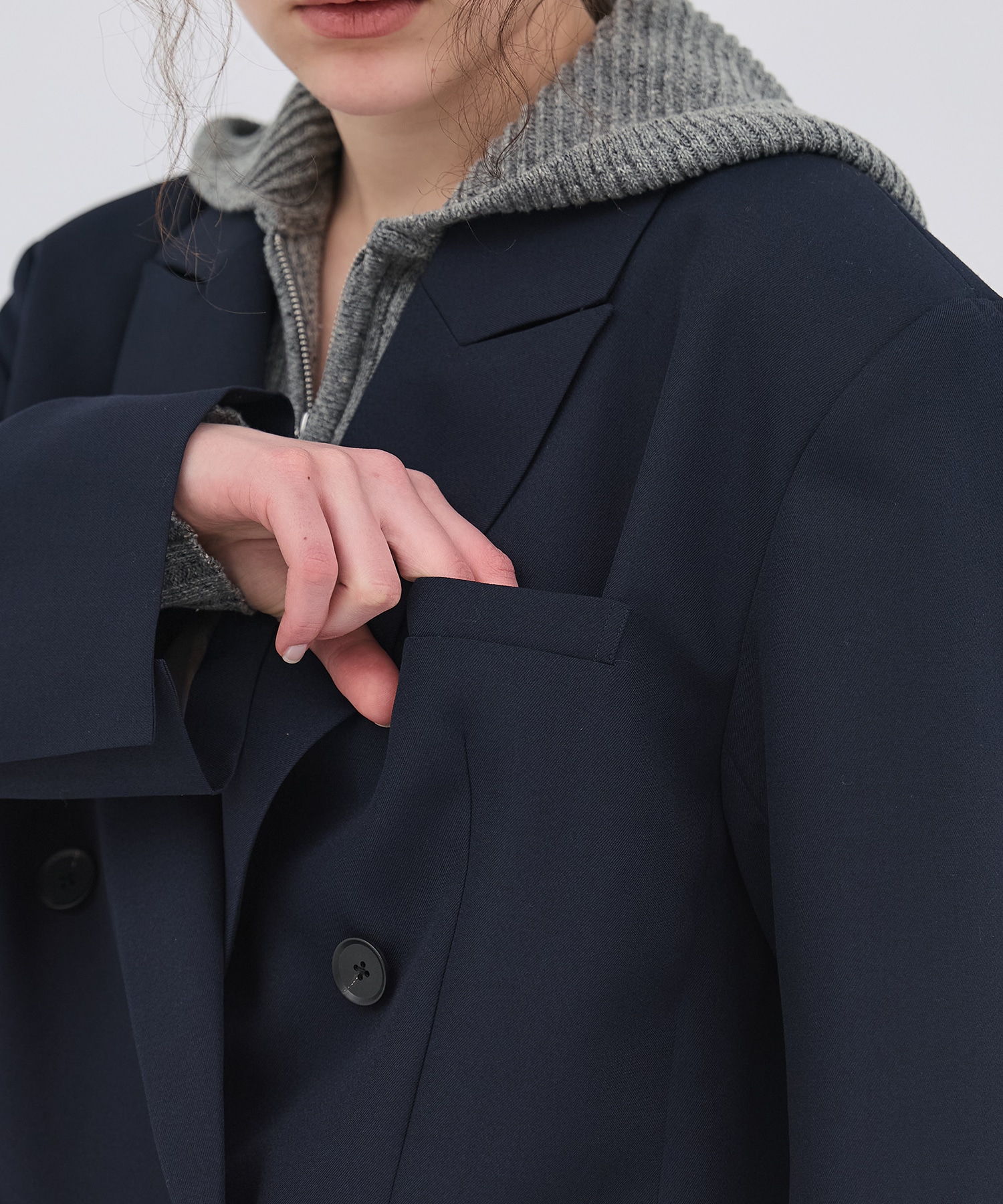 ダブルブレストビックジャケット