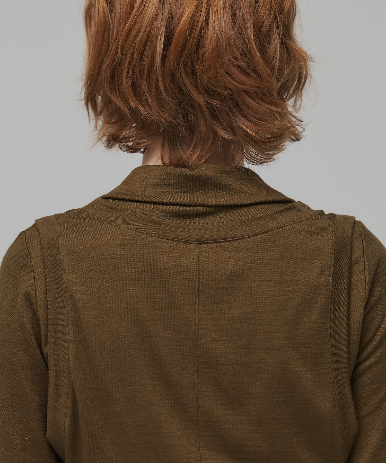 Super100 ヘンリーネックトップス