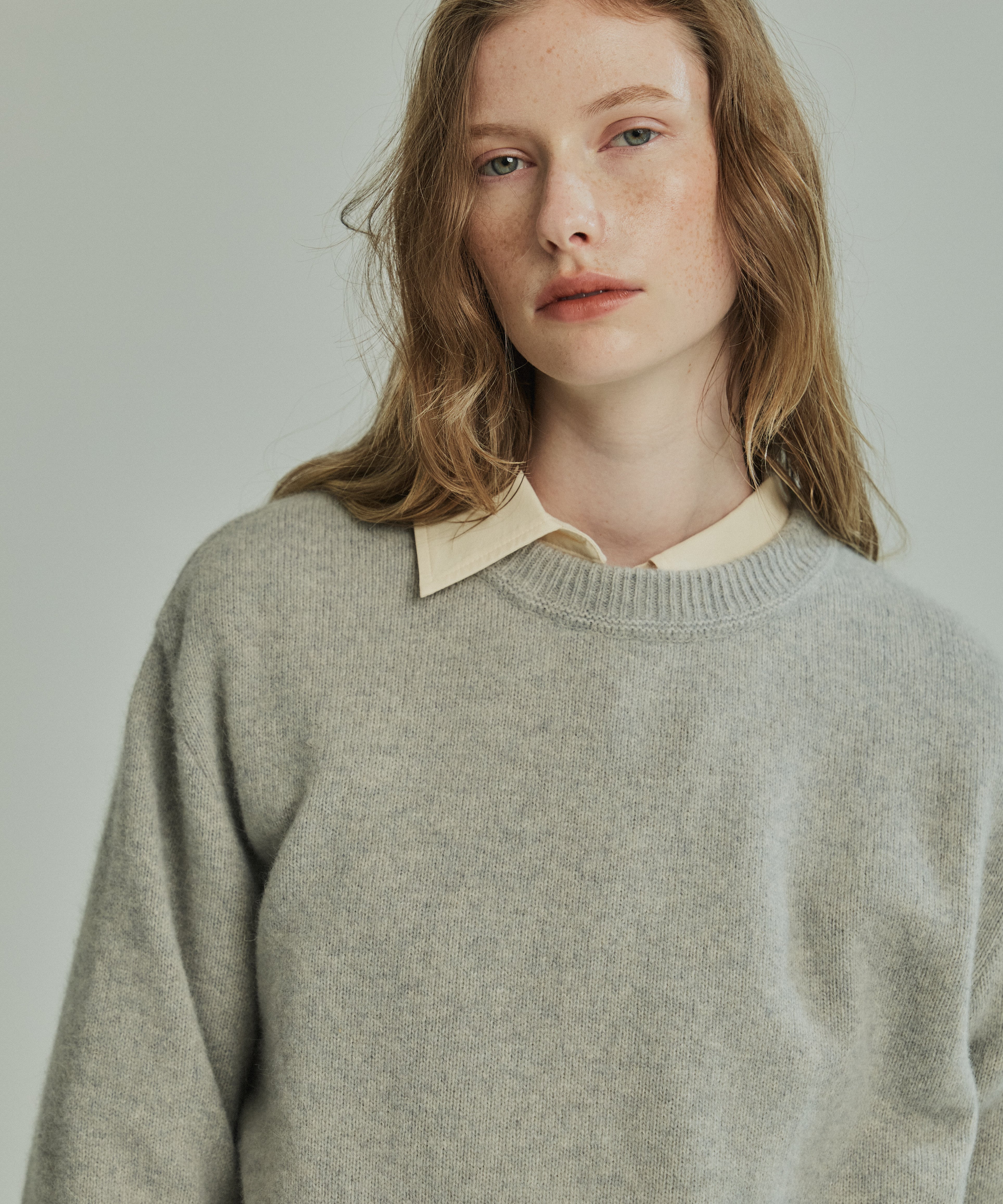 【再入荷】FOXコンフォートクルーネックニット