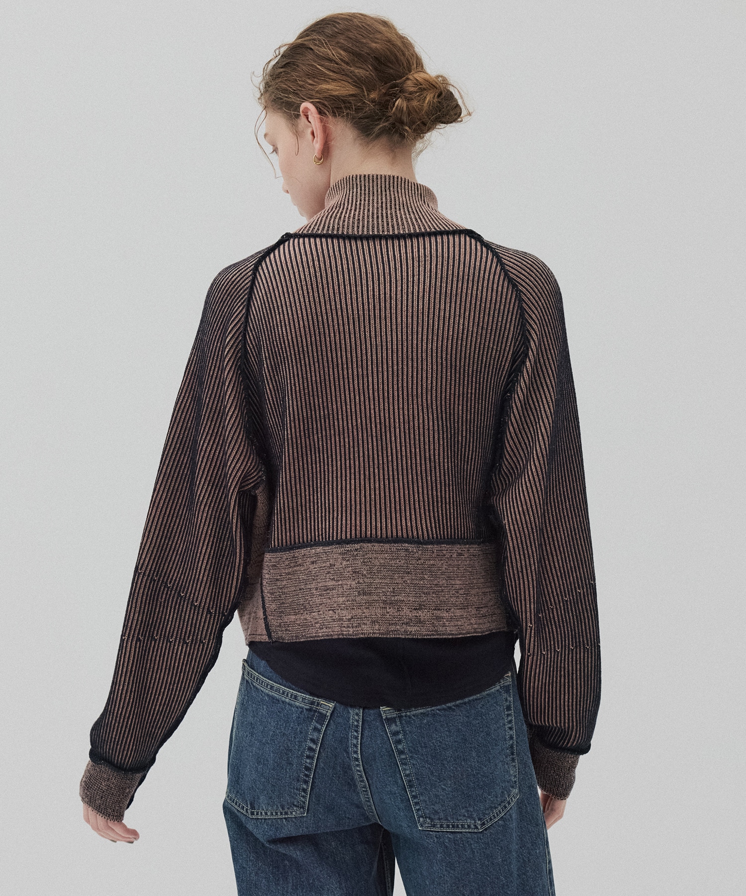 ダブルリブリバードライバーズニット