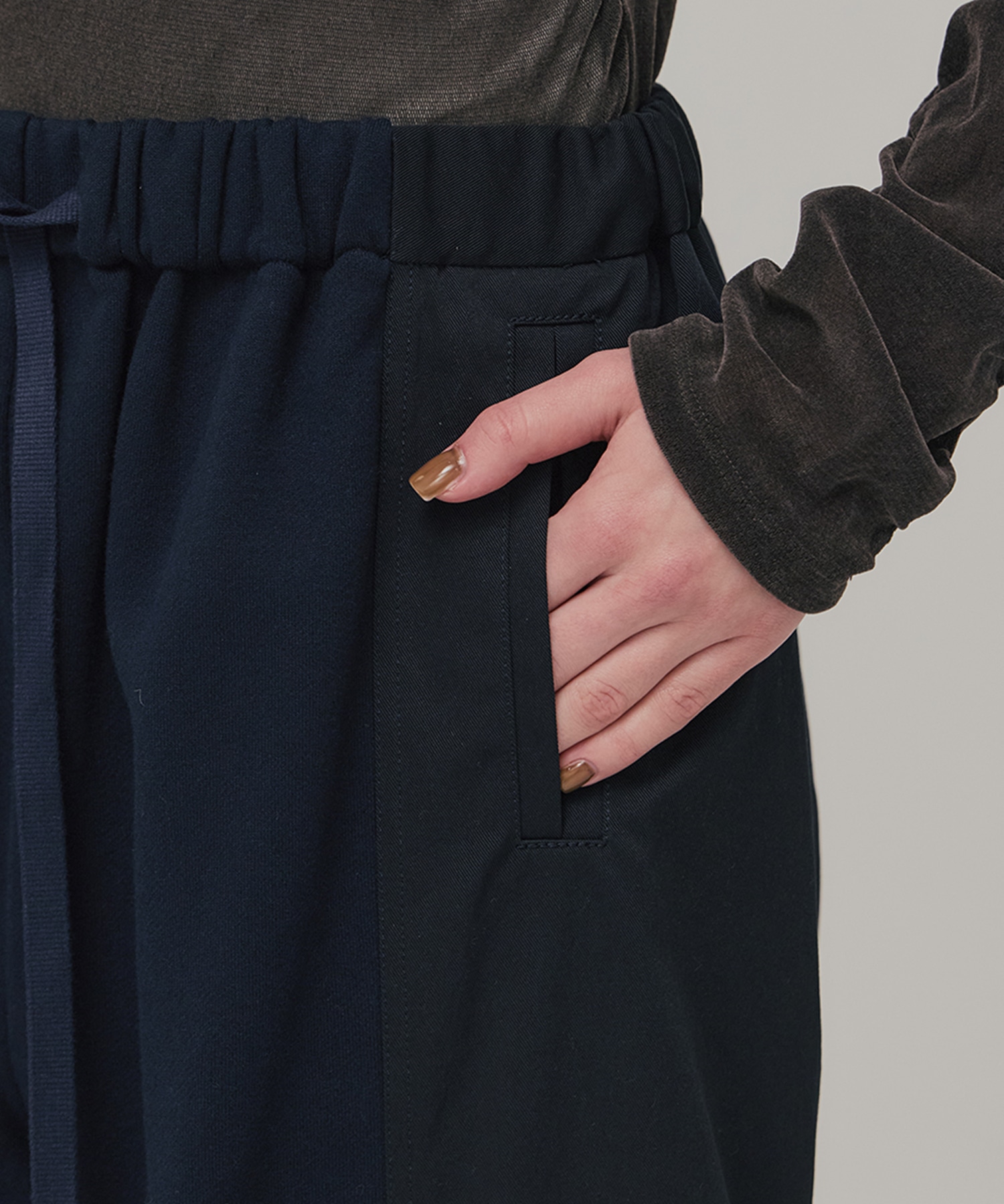 ミックスパネルイージーパンツ