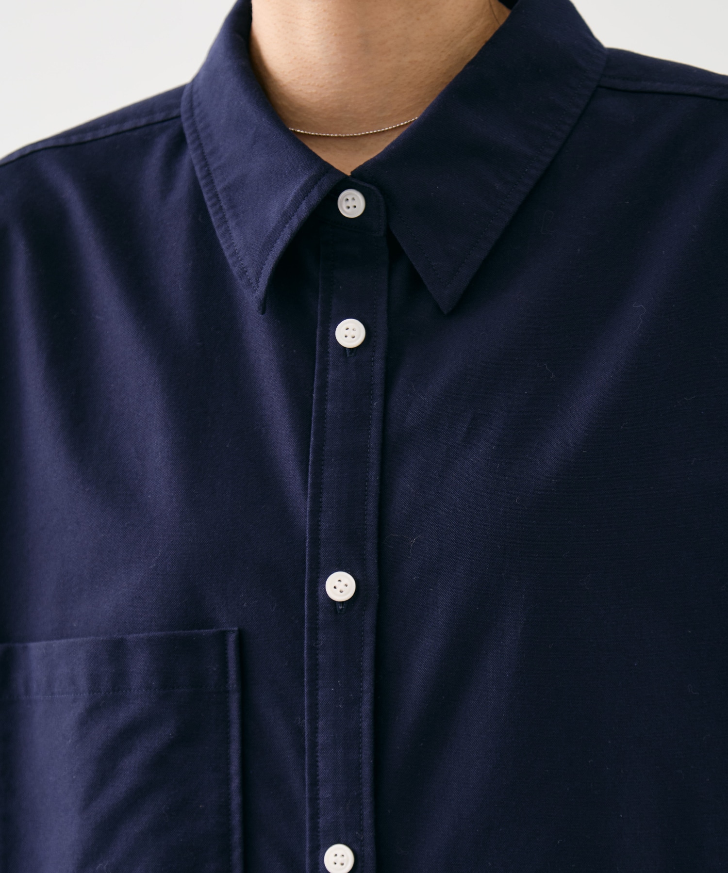 ウォッシュドオックスシャツ