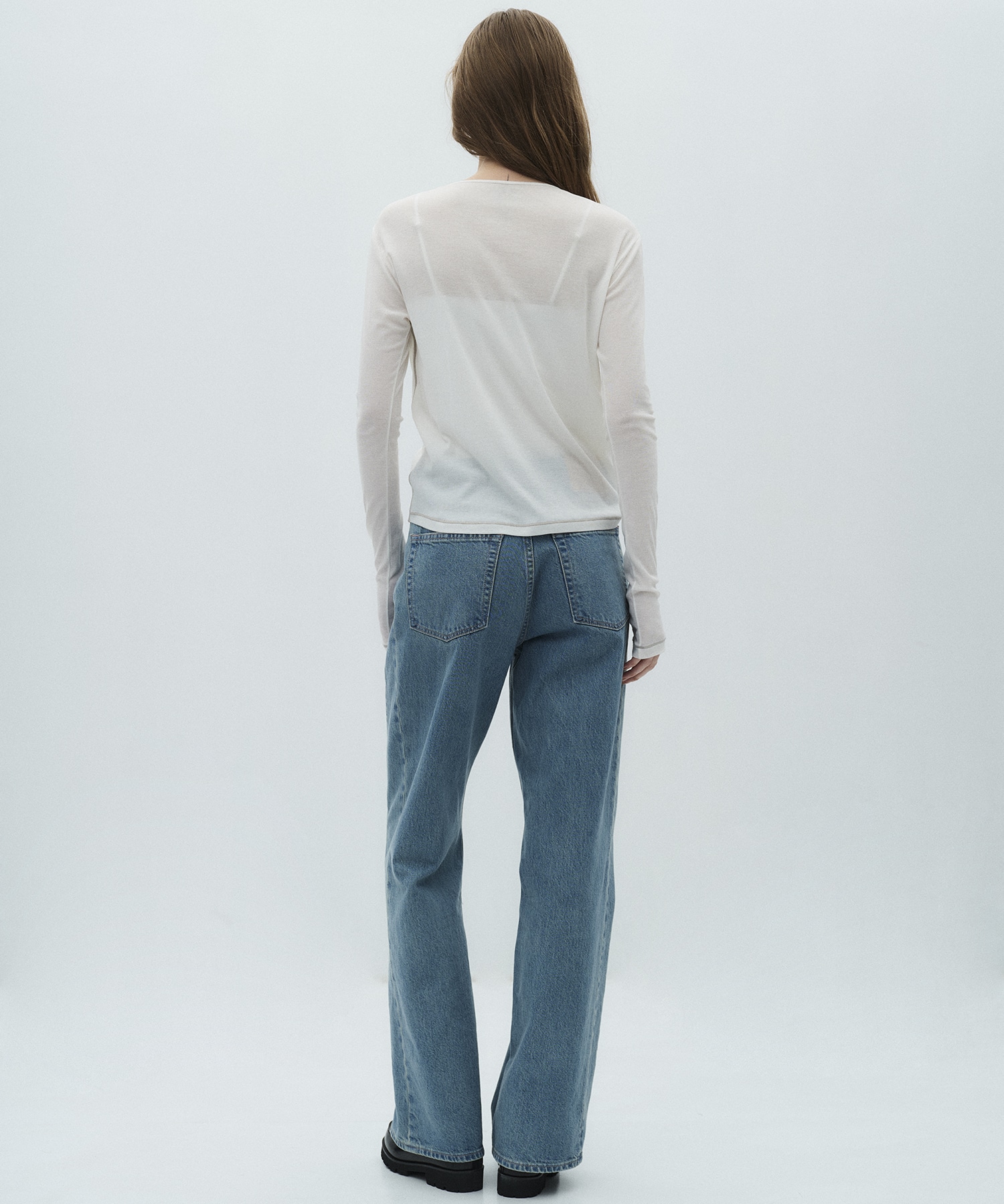 ミニマルコットンシアーTOP