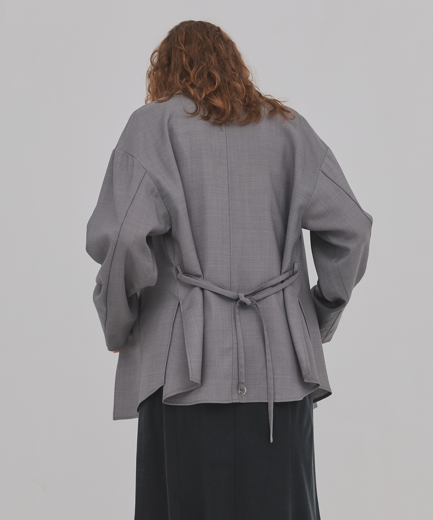 ウールジョーゼットジャケット