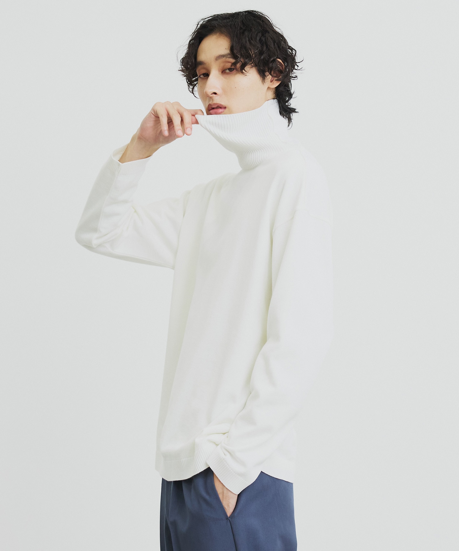 ベーシックニットタートル(1 WHITE): : メンズ｜PUBLIC TOKYO ONLINE STORE