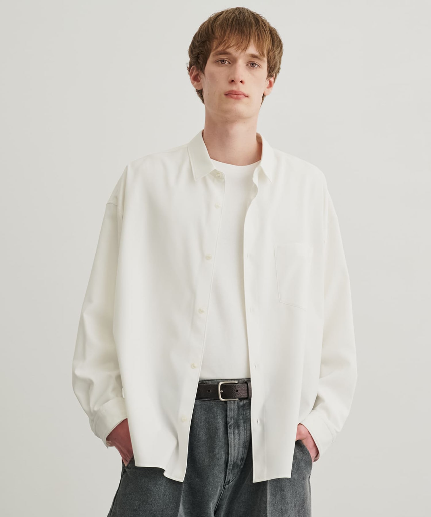 コンフォートリラックスシャツ(0 WHITE): : メンズ｜PUBLIC