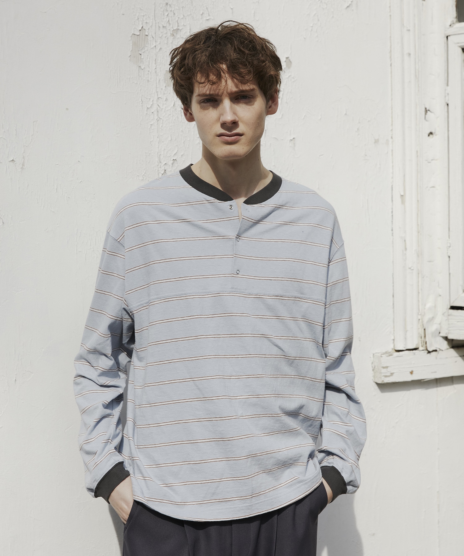 ナチュラルボーダーヘンリーロンＴ