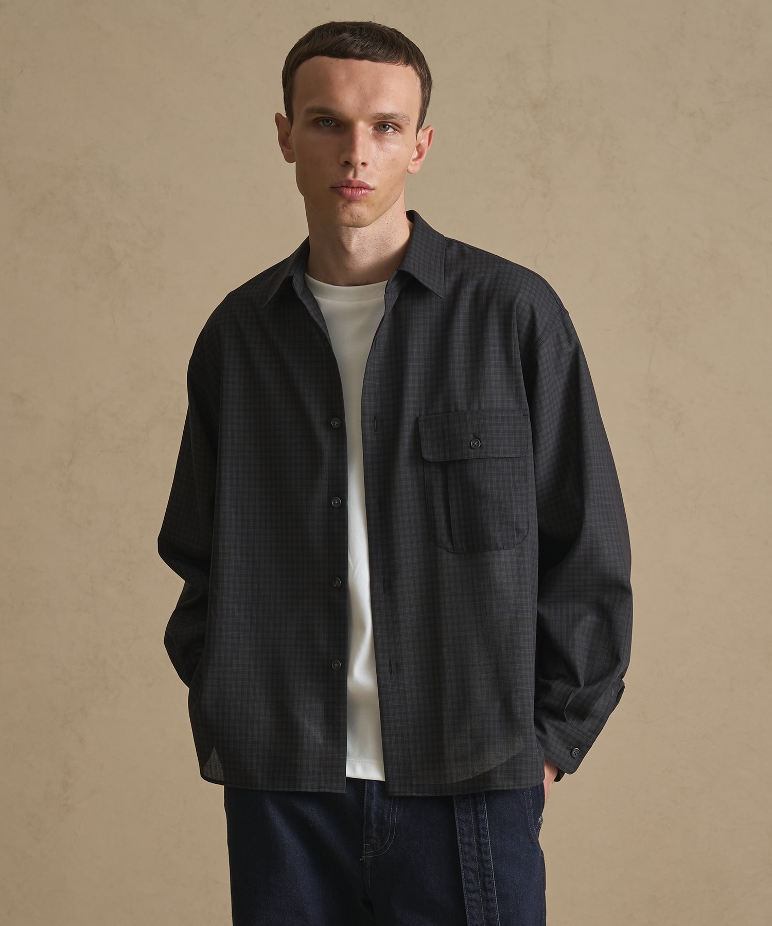 ウーリッシュボイルリラックスシャツ