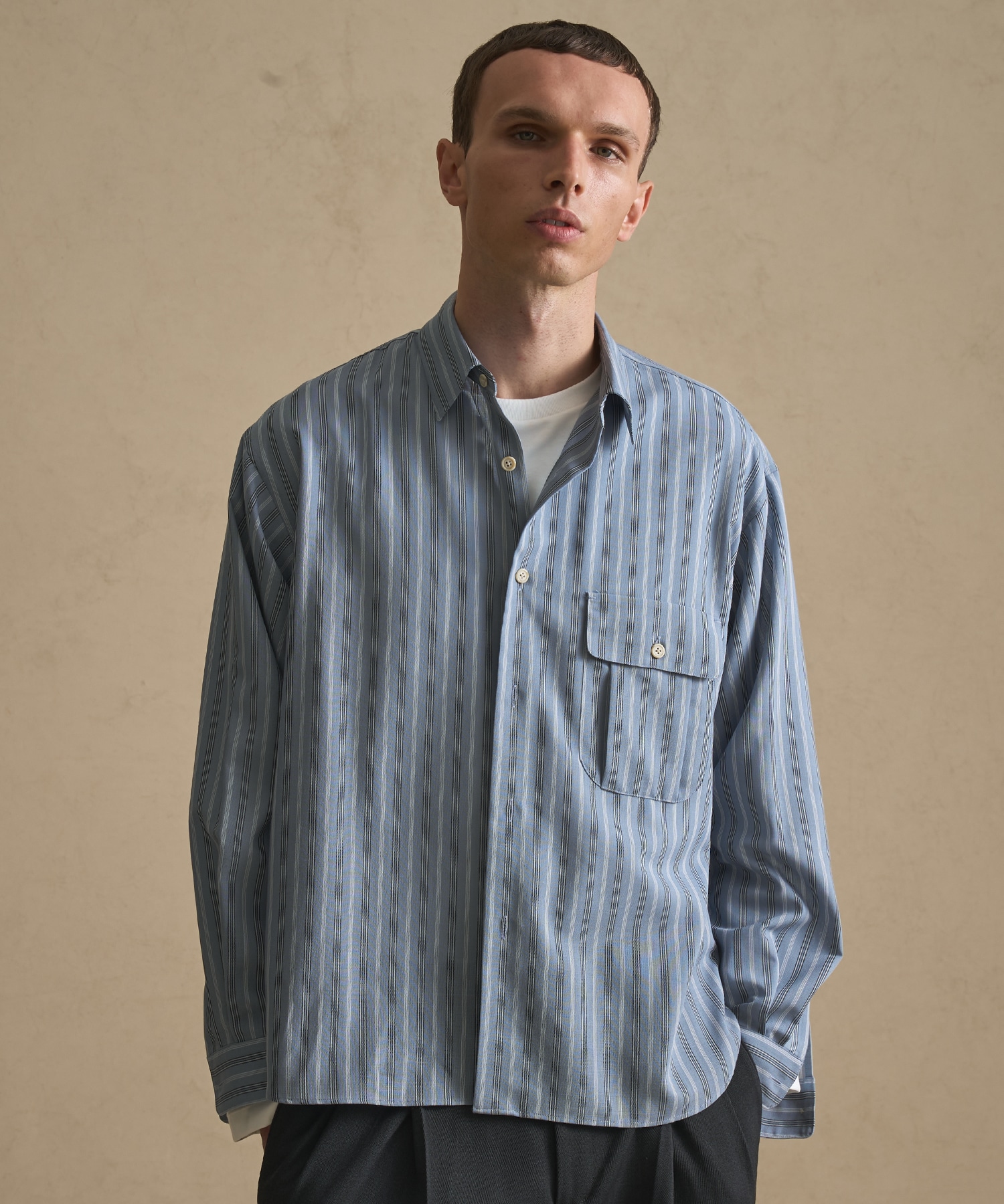 ウーリッシュボイルリラックスシャツ