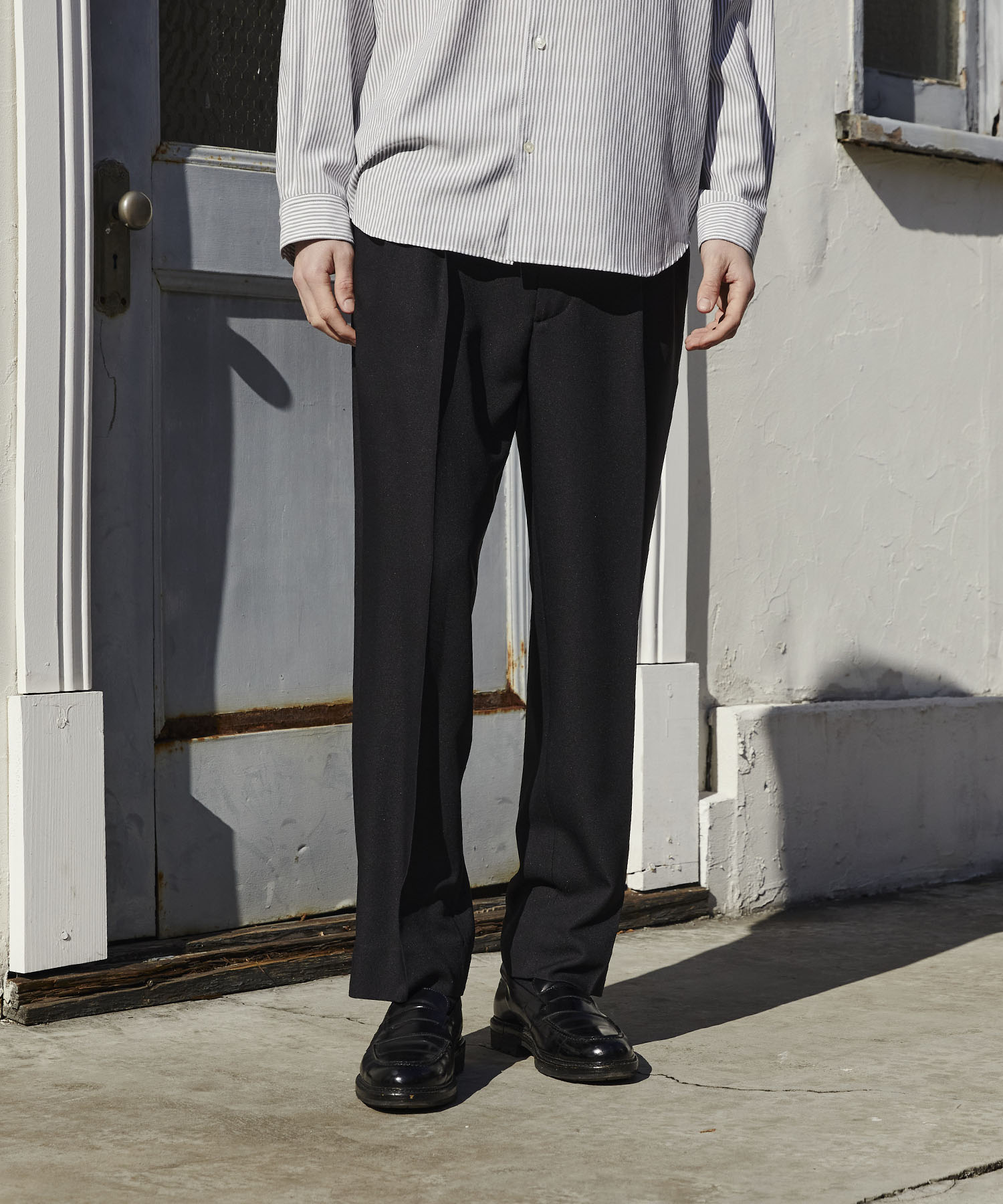 GRツイルエバークリーステーパードスラックス