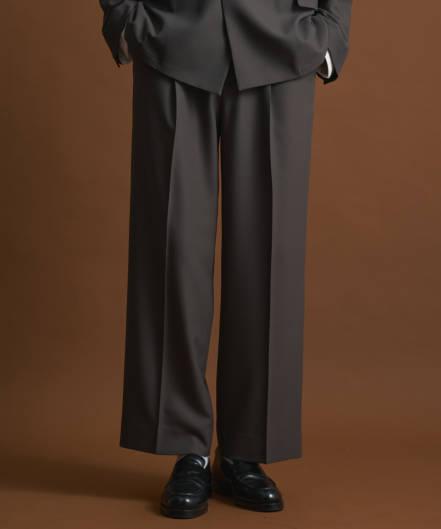 GRツイルエバークリースストレートスラックス