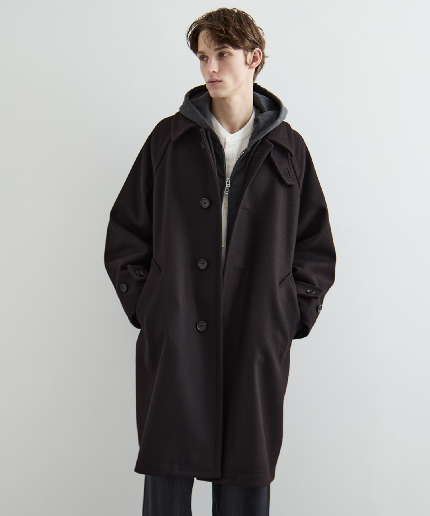 Super140s メルトンバルカラーコート