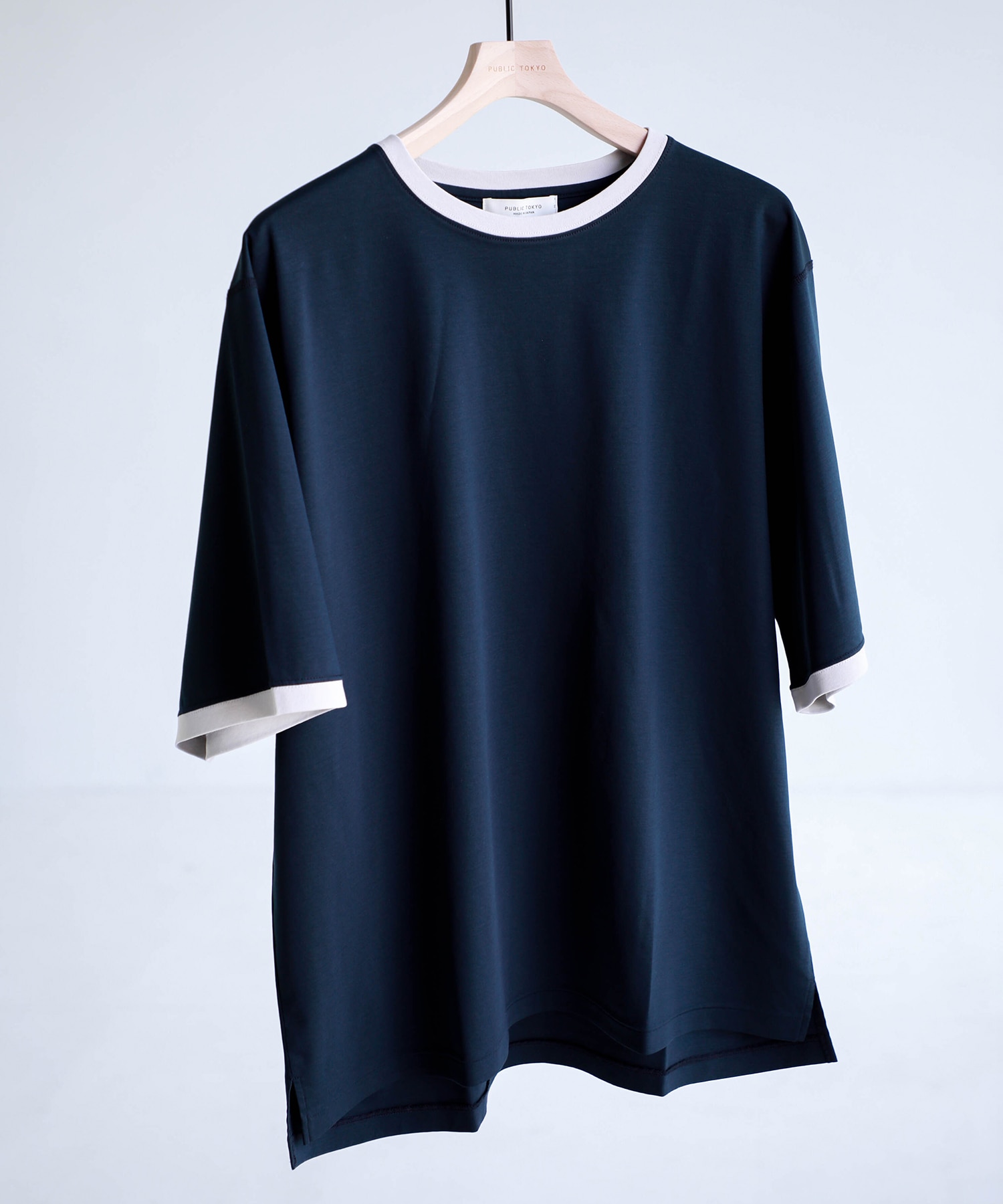 クールタッチコットンリンガーTEE