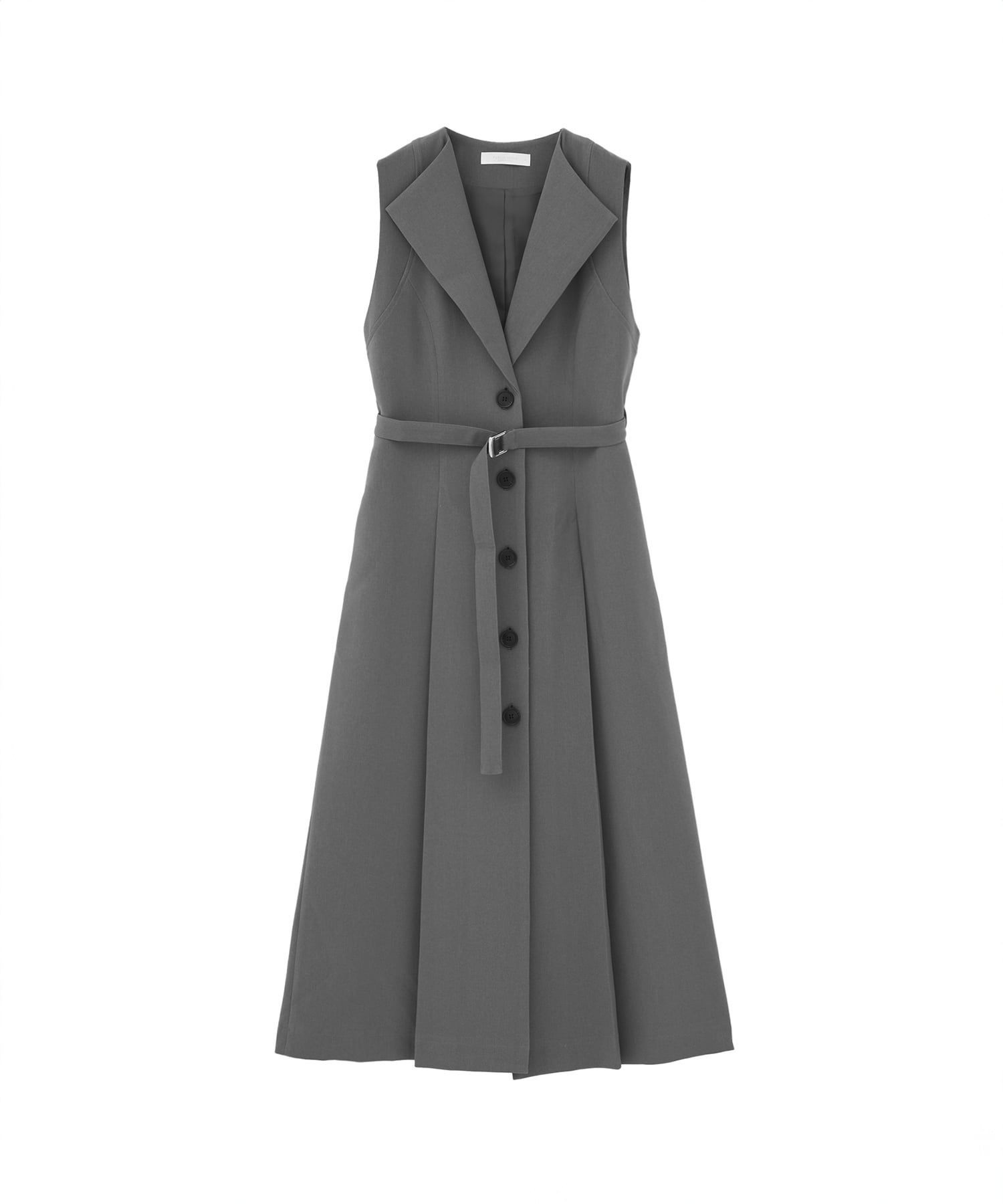 ワイドラペルジレワンピ