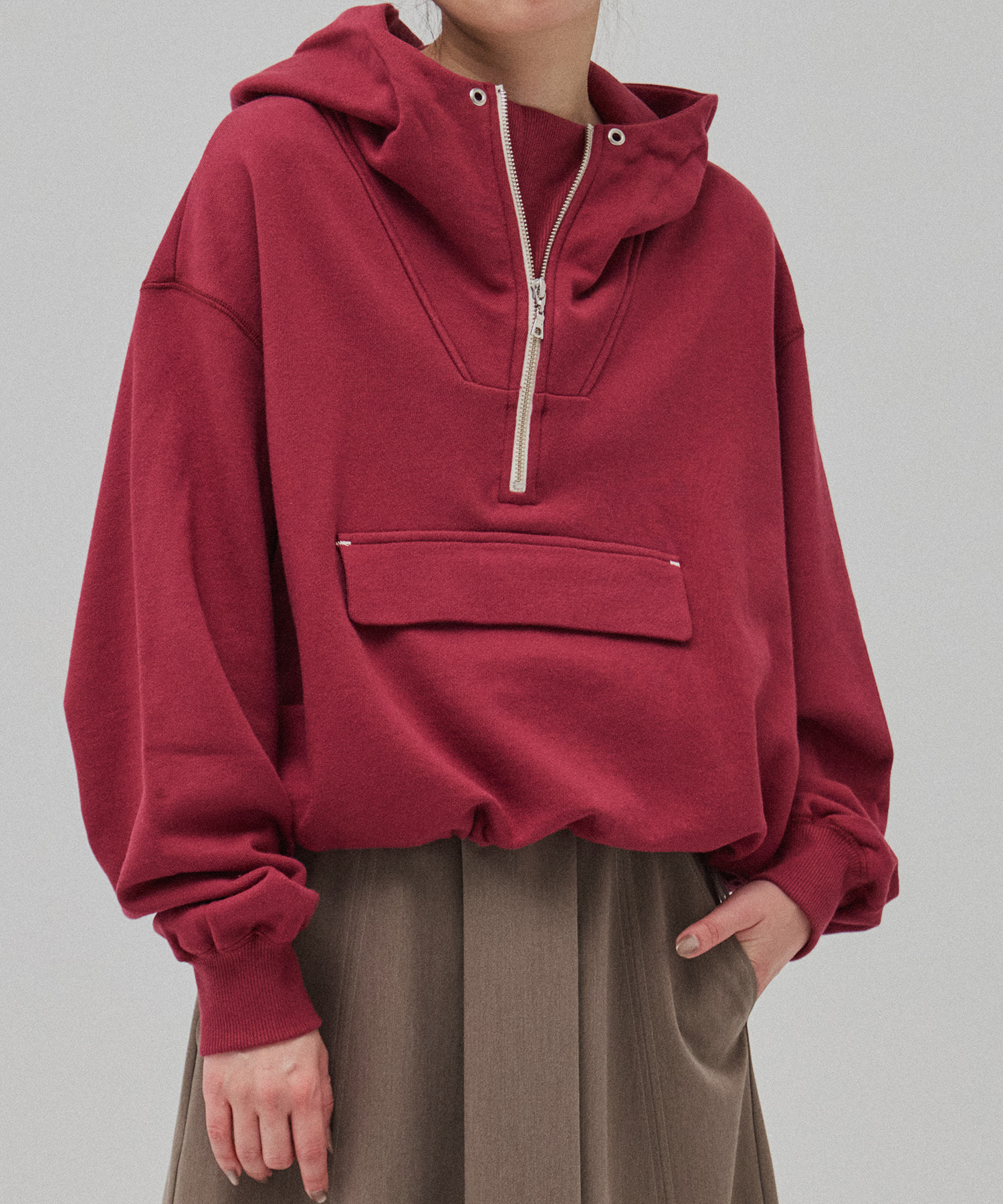 アノラックスウェットパーカー