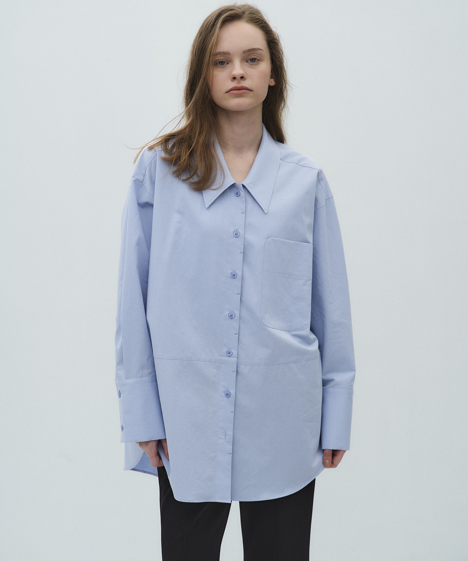 シングルポケットオーバーシャツ