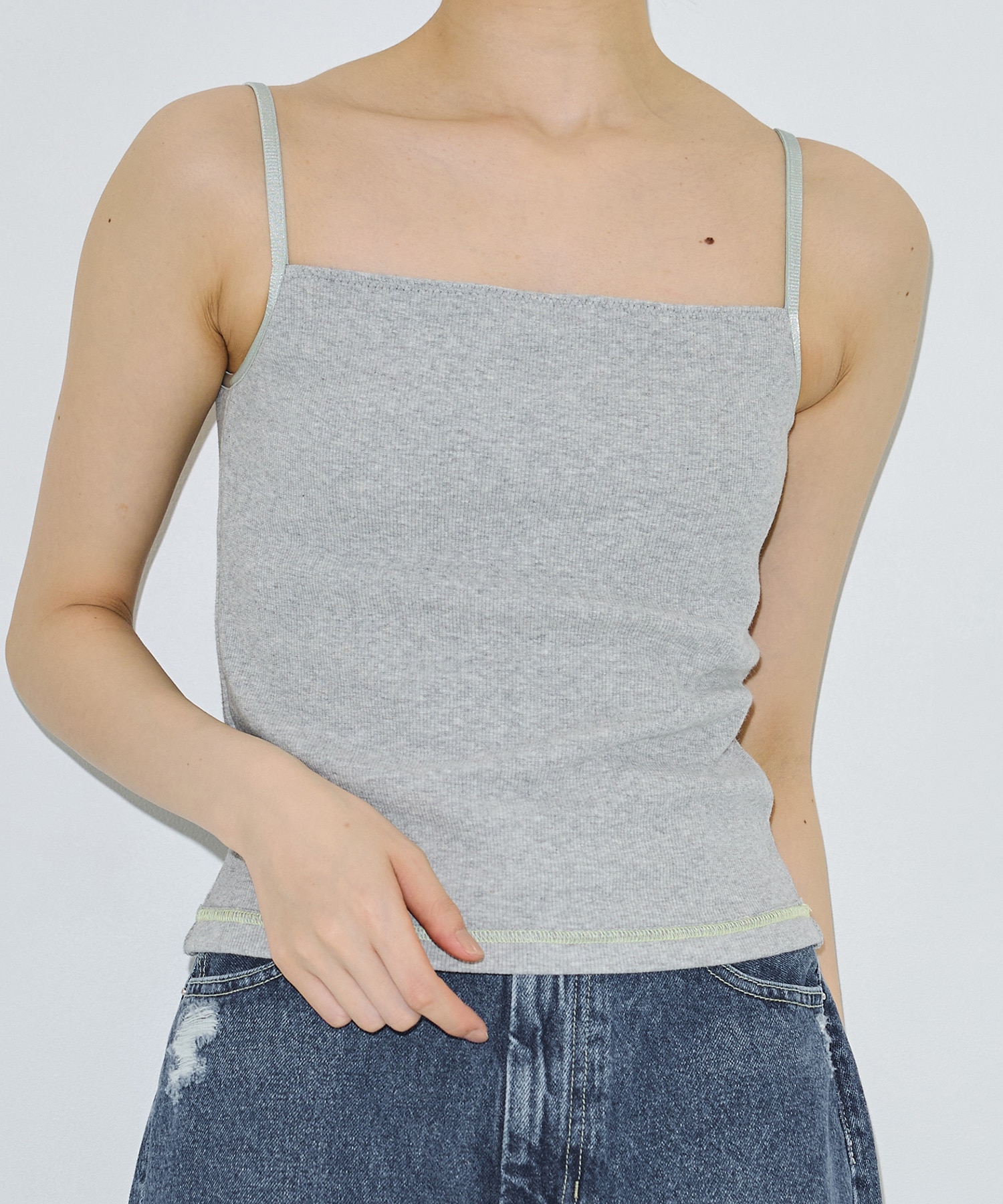 コットンリブカップインキャミ