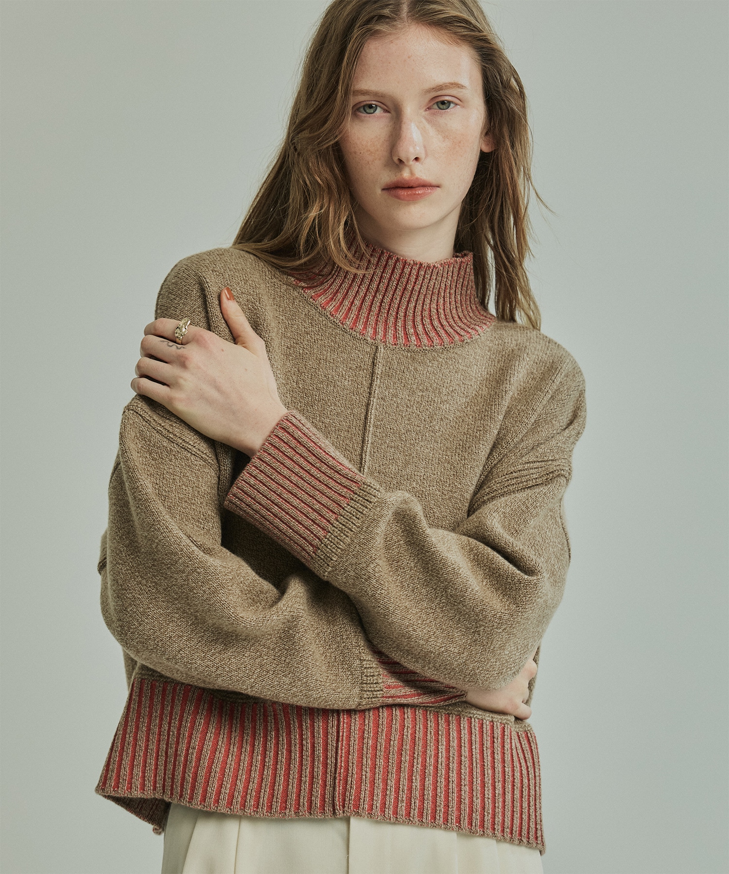 エアウールショートニット