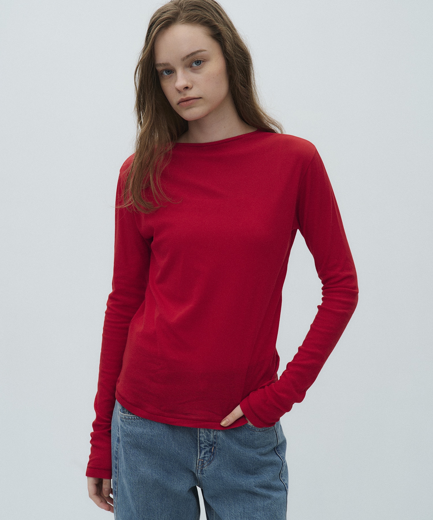 ミニマルコットンシアーTOP