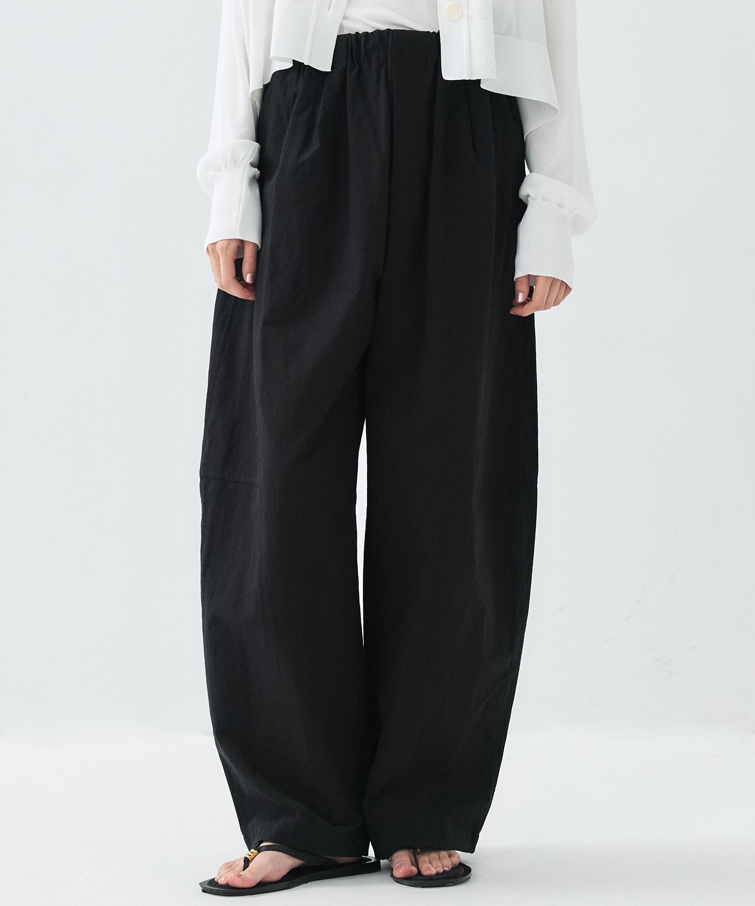 【残り僅か｜再入荷なし】ドライリネンカーブパンツ