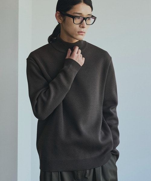 バウンドウールミラノリブハイネック