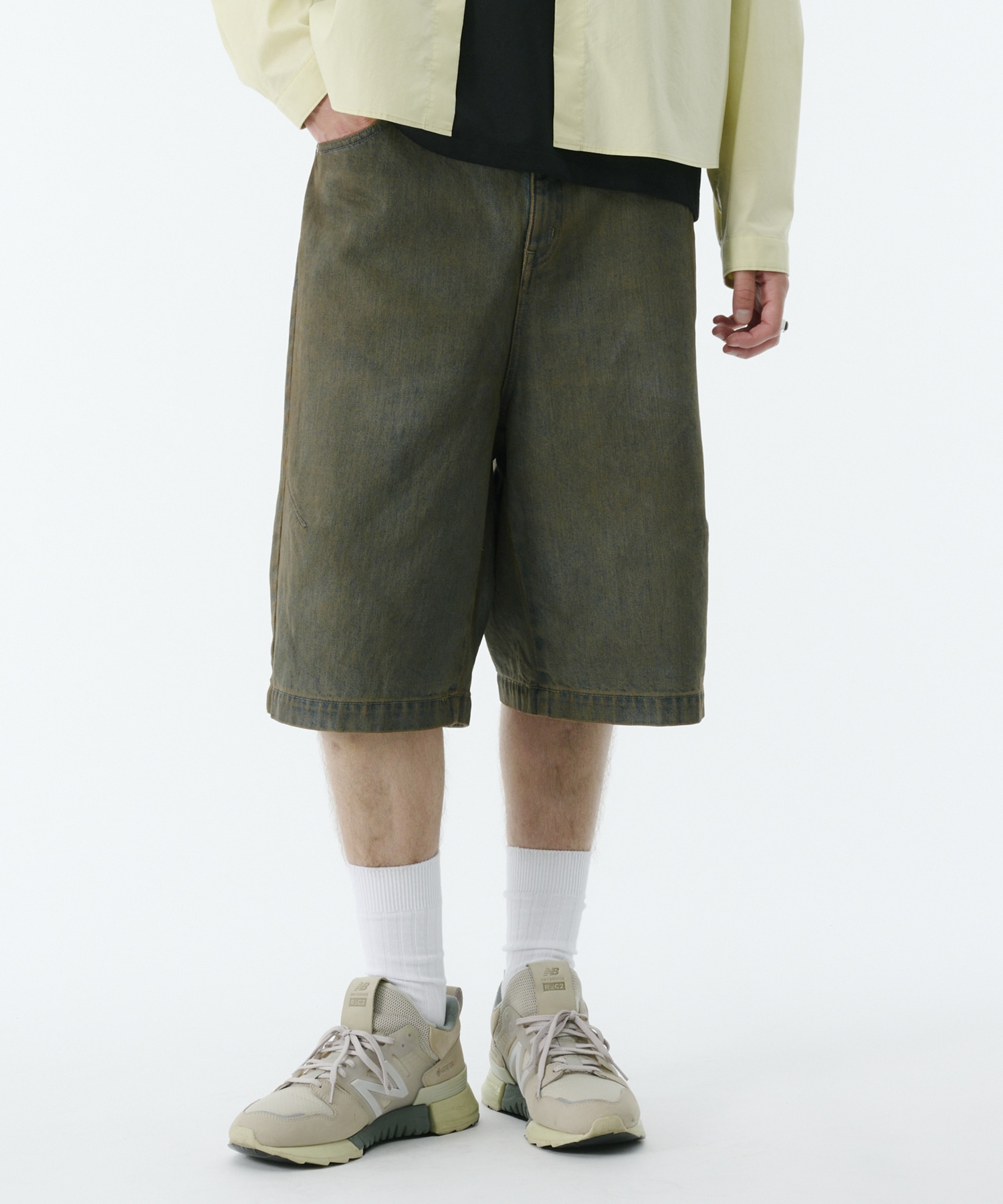 PUBLIC DENIM バギーデニムショートパンツ