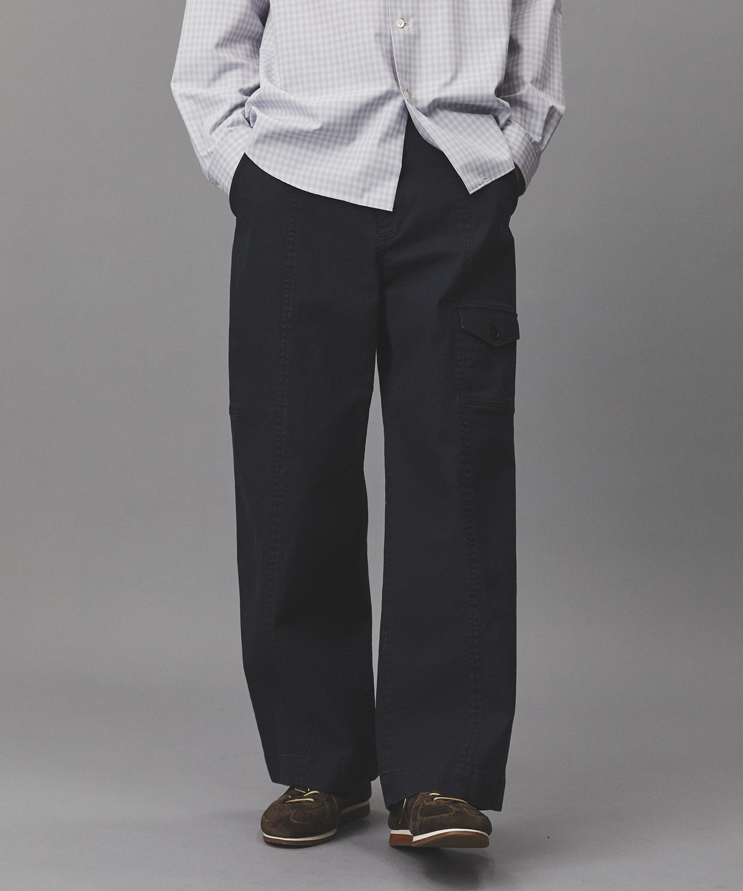 コットンサージベイカーパンツ