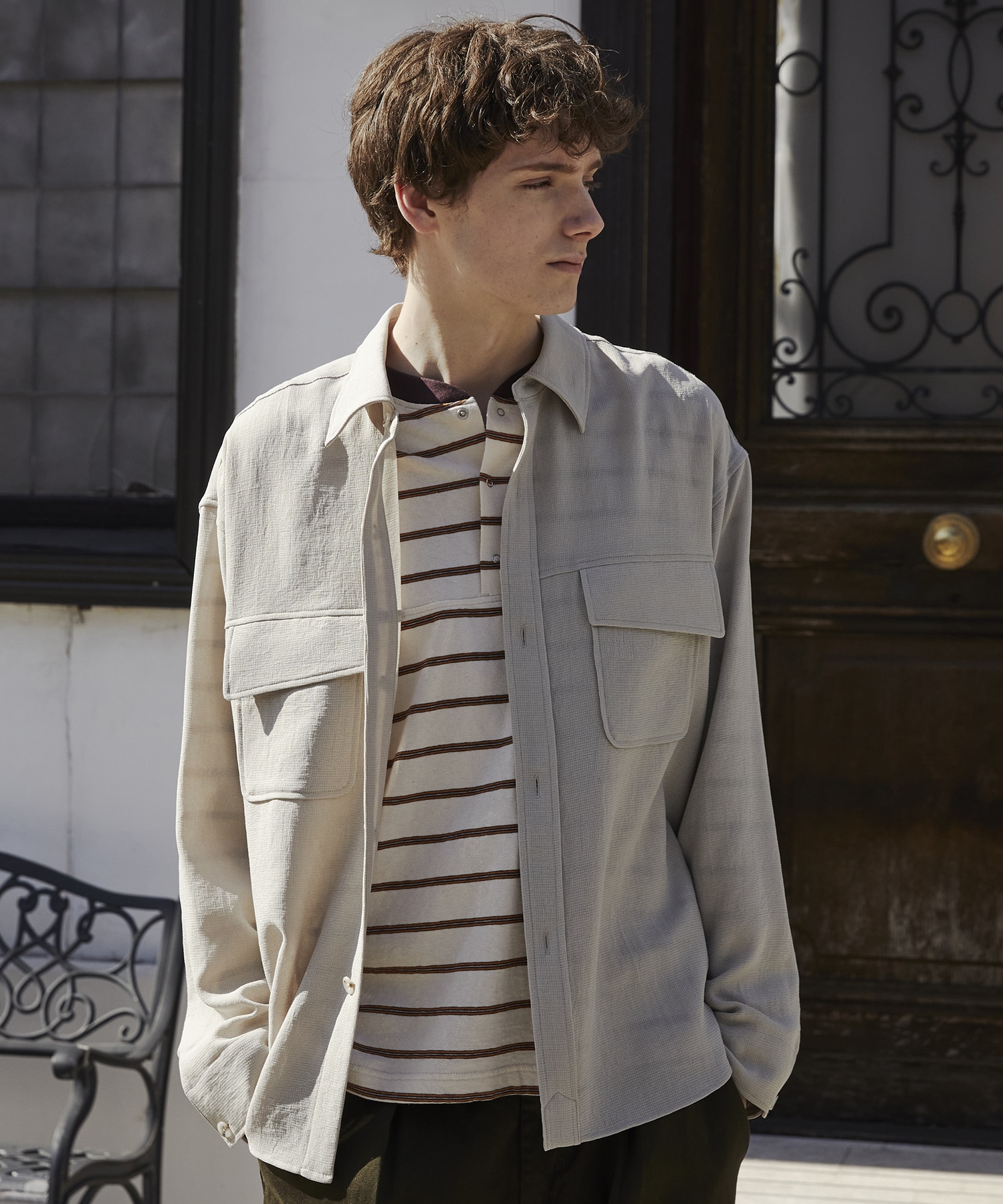 ナチュラルタッチファティーグシャツ