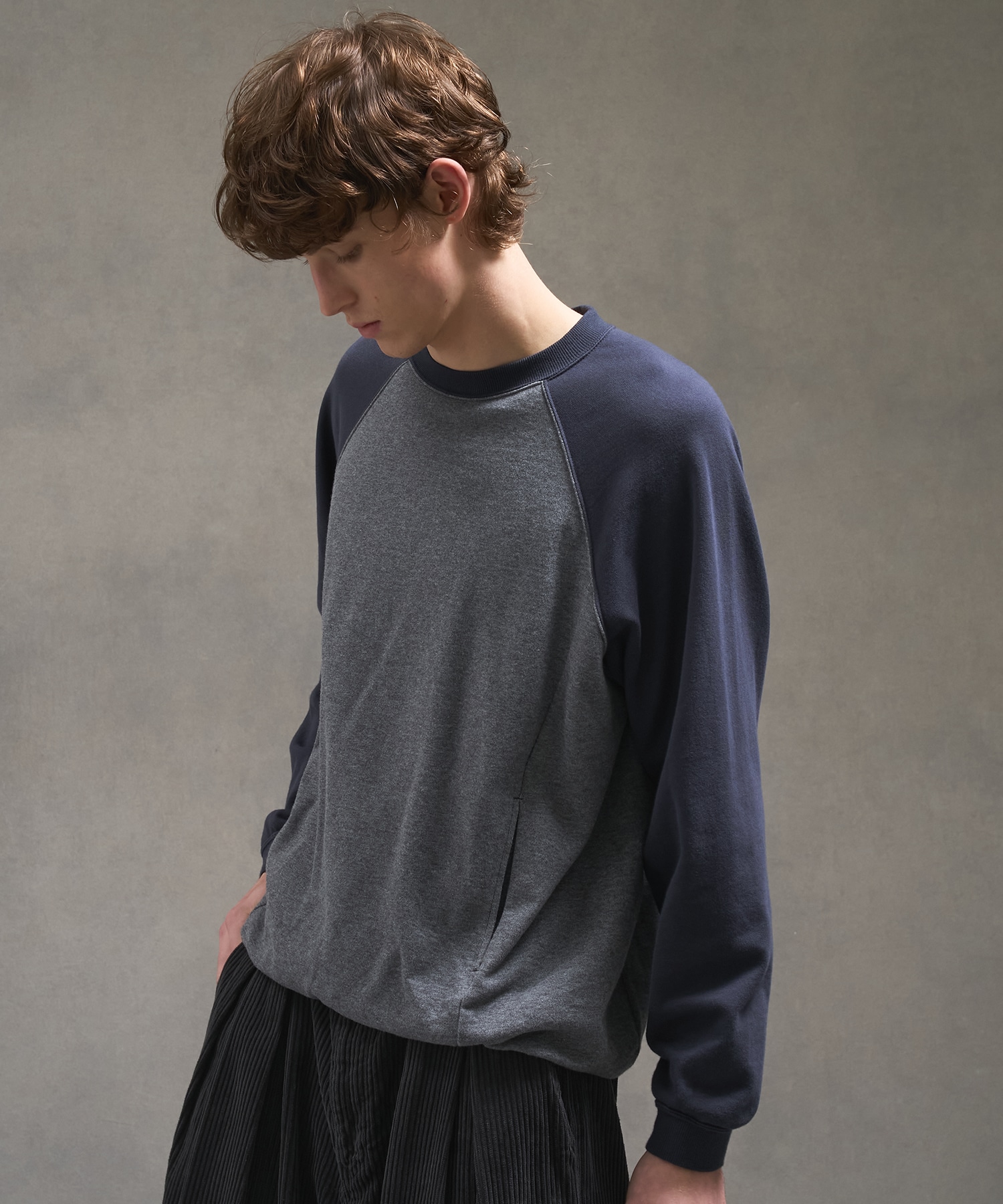 PUBLIC SWEATノンリブソフトスウェット