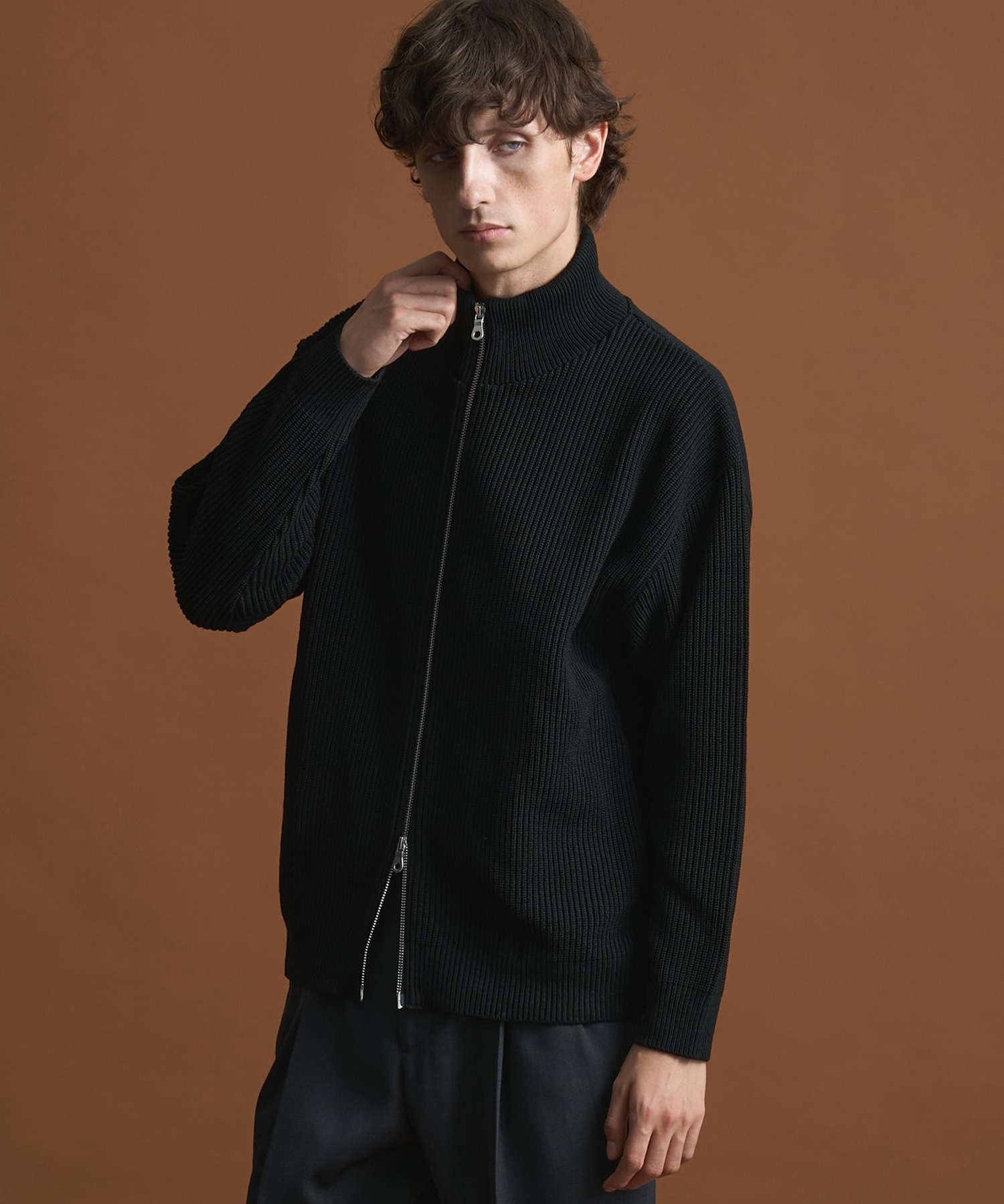 バウンドウールライトドライバーズニット