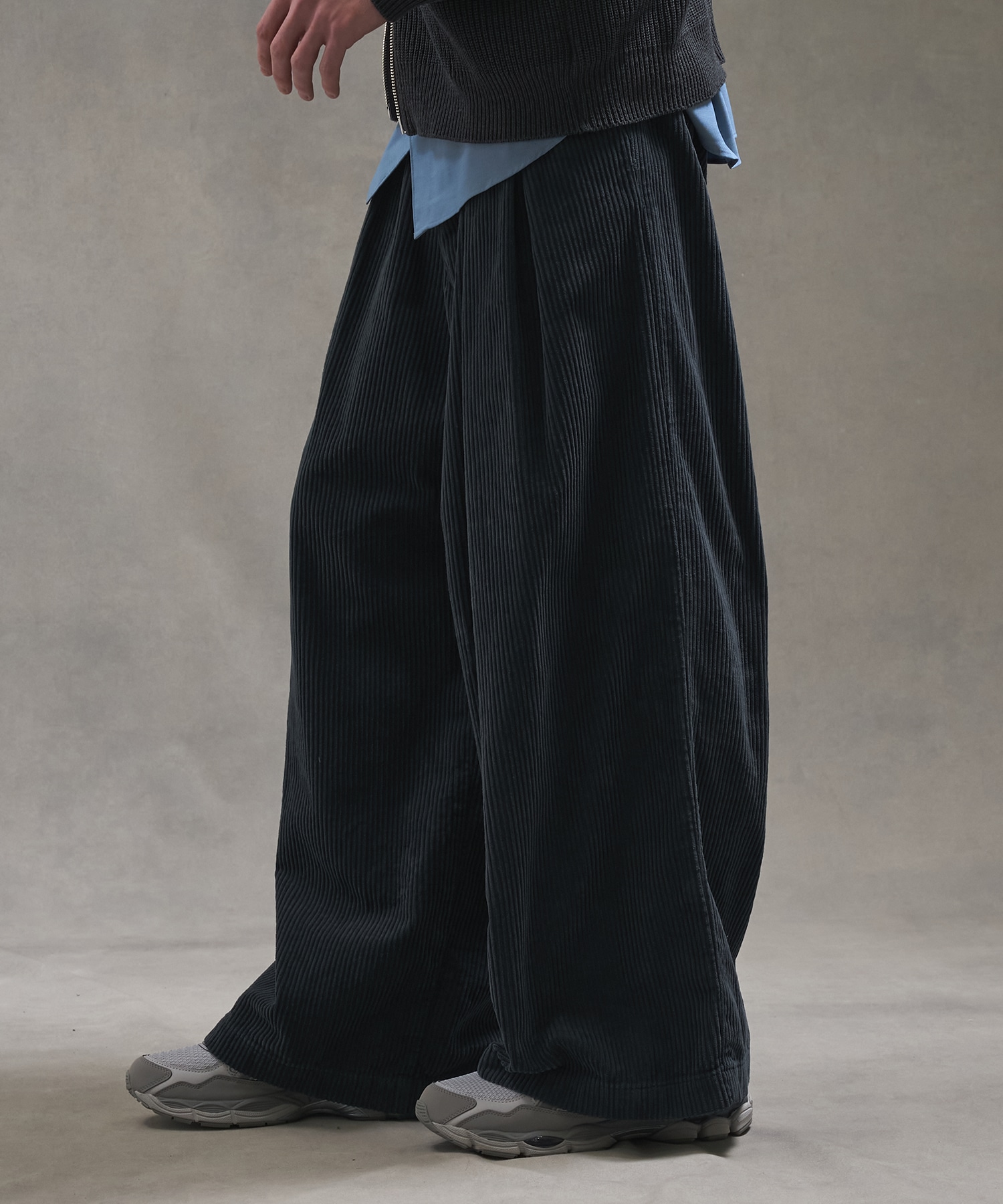 ガーメントダイコーデュロイバギー