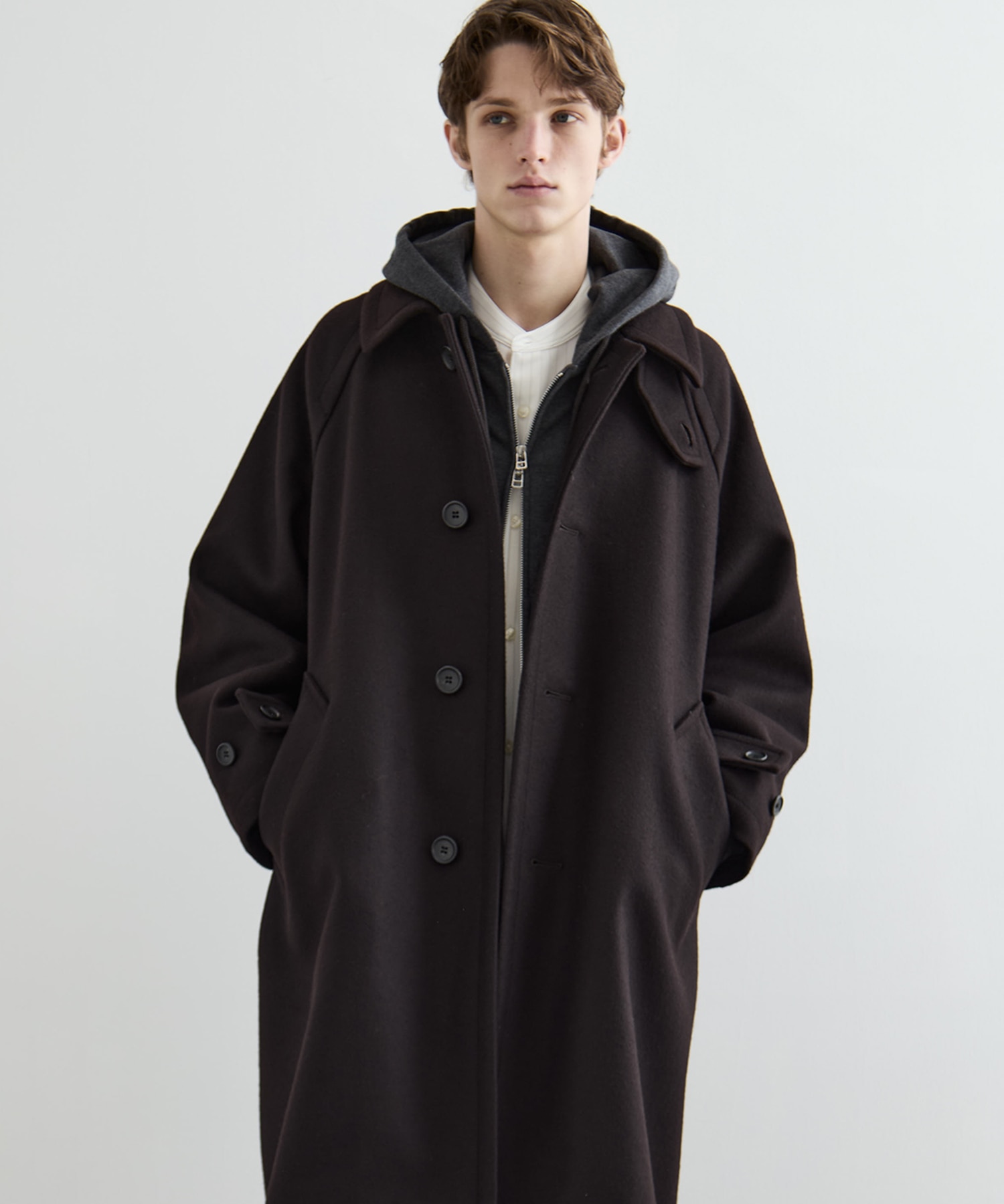 Super140s メルトンバルカラーコート