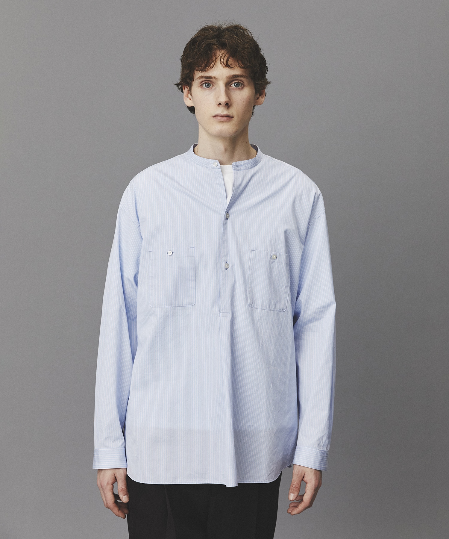 Suvin Giza Band Skipper Shirts