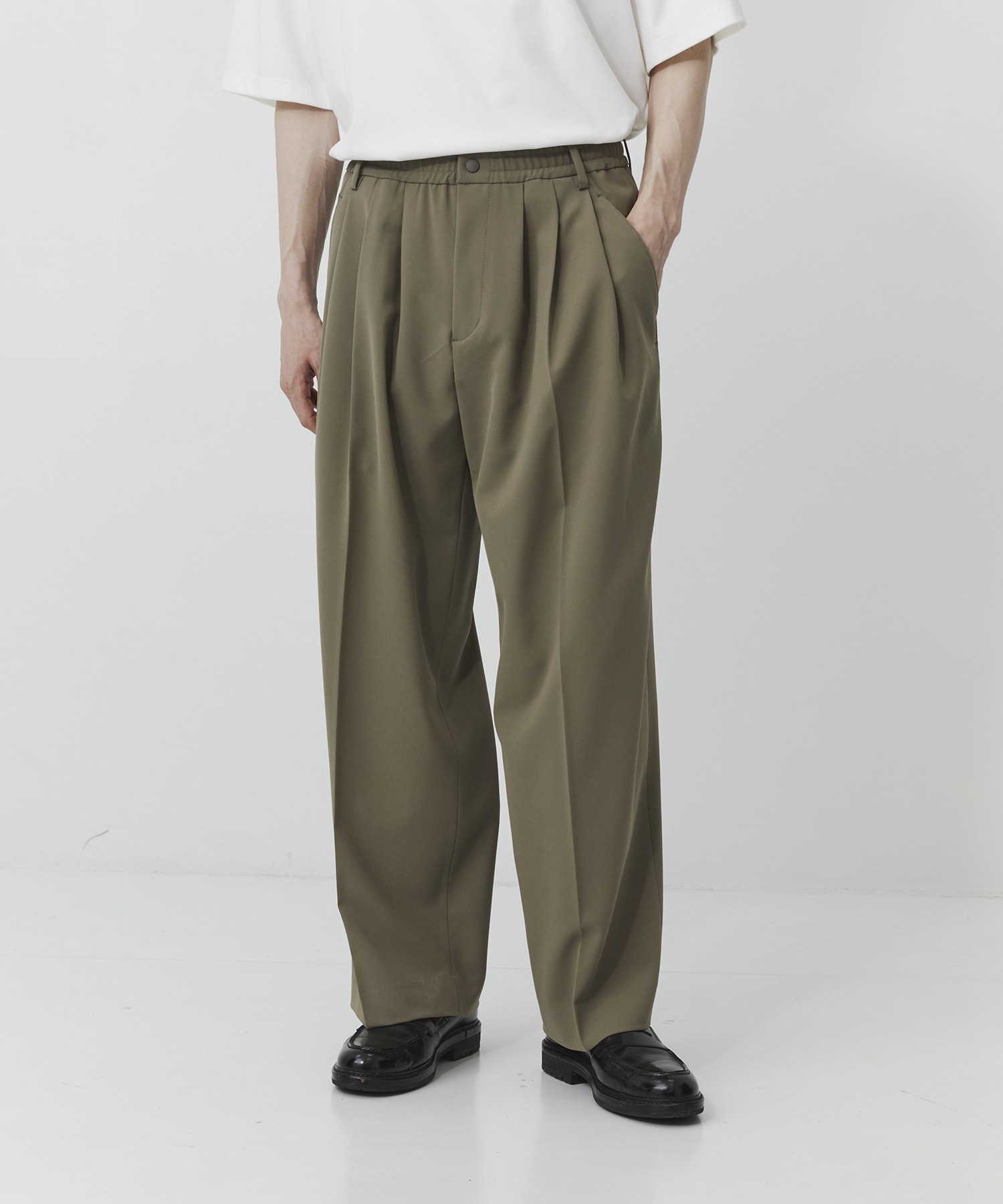 TRIXIONウーリーワイドスラックス