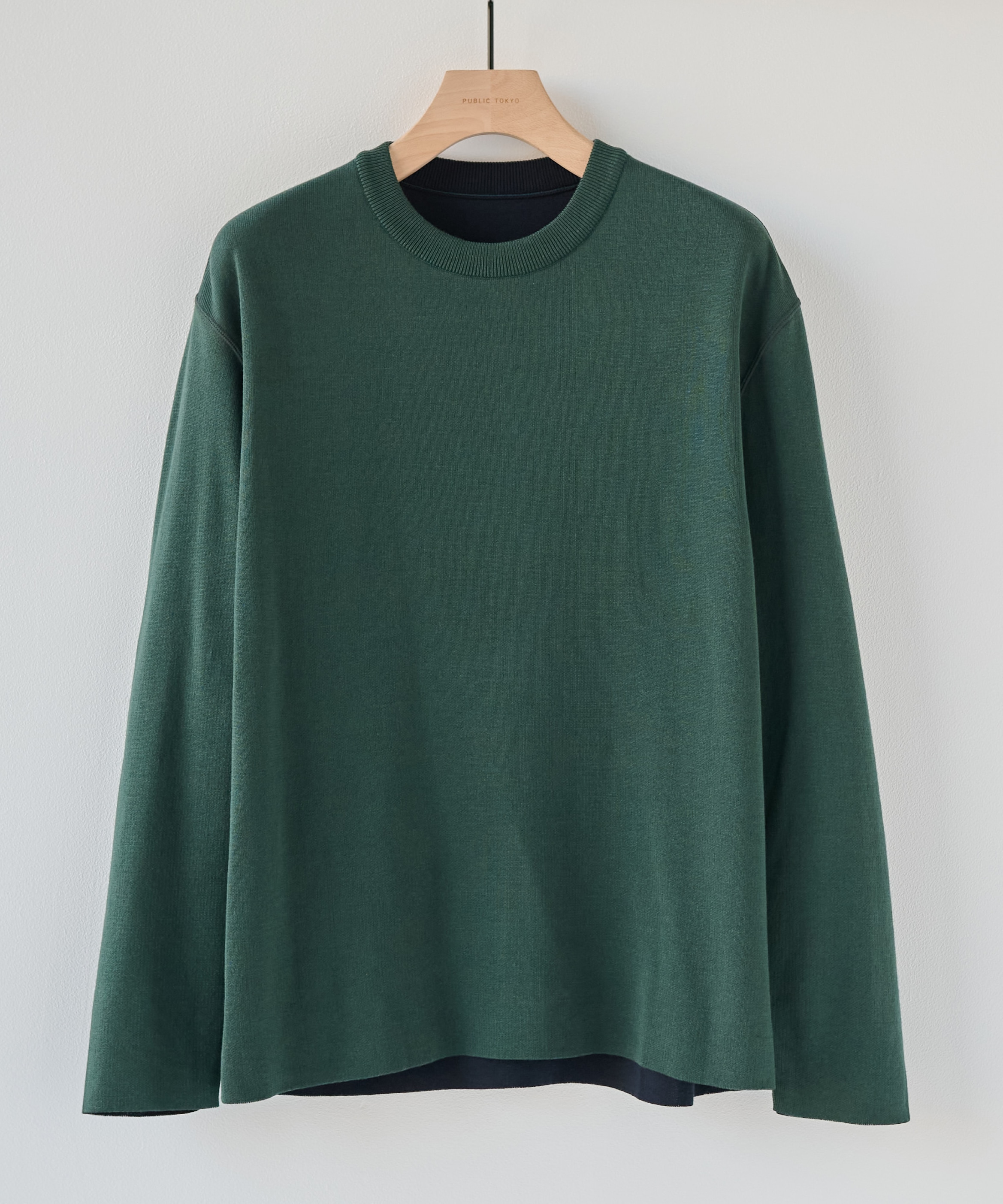 【WEB | 一部店舗限定】リバーシブルクルーネックニット