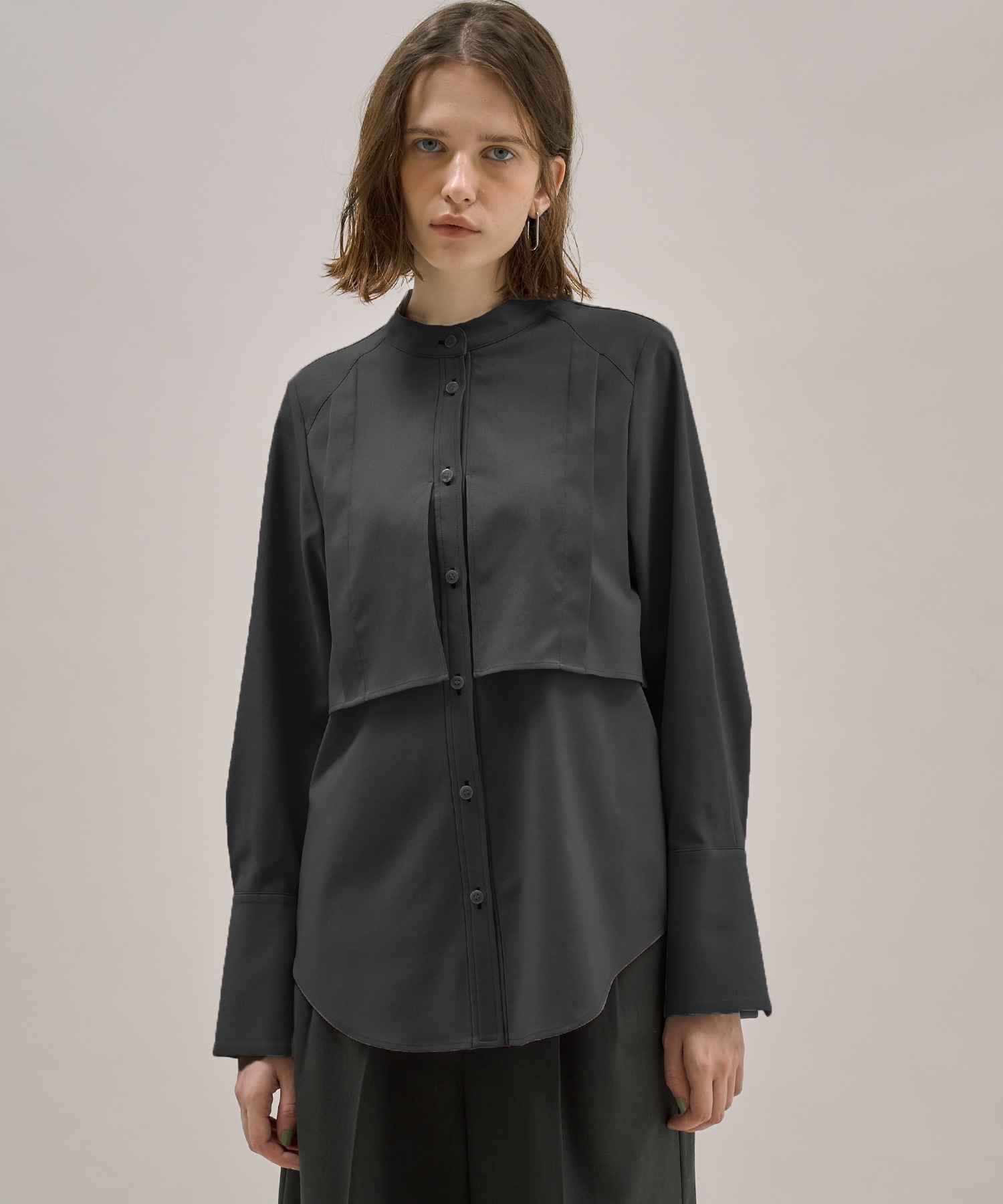 〈残りわずか〉クラスバンドカラーシャツ