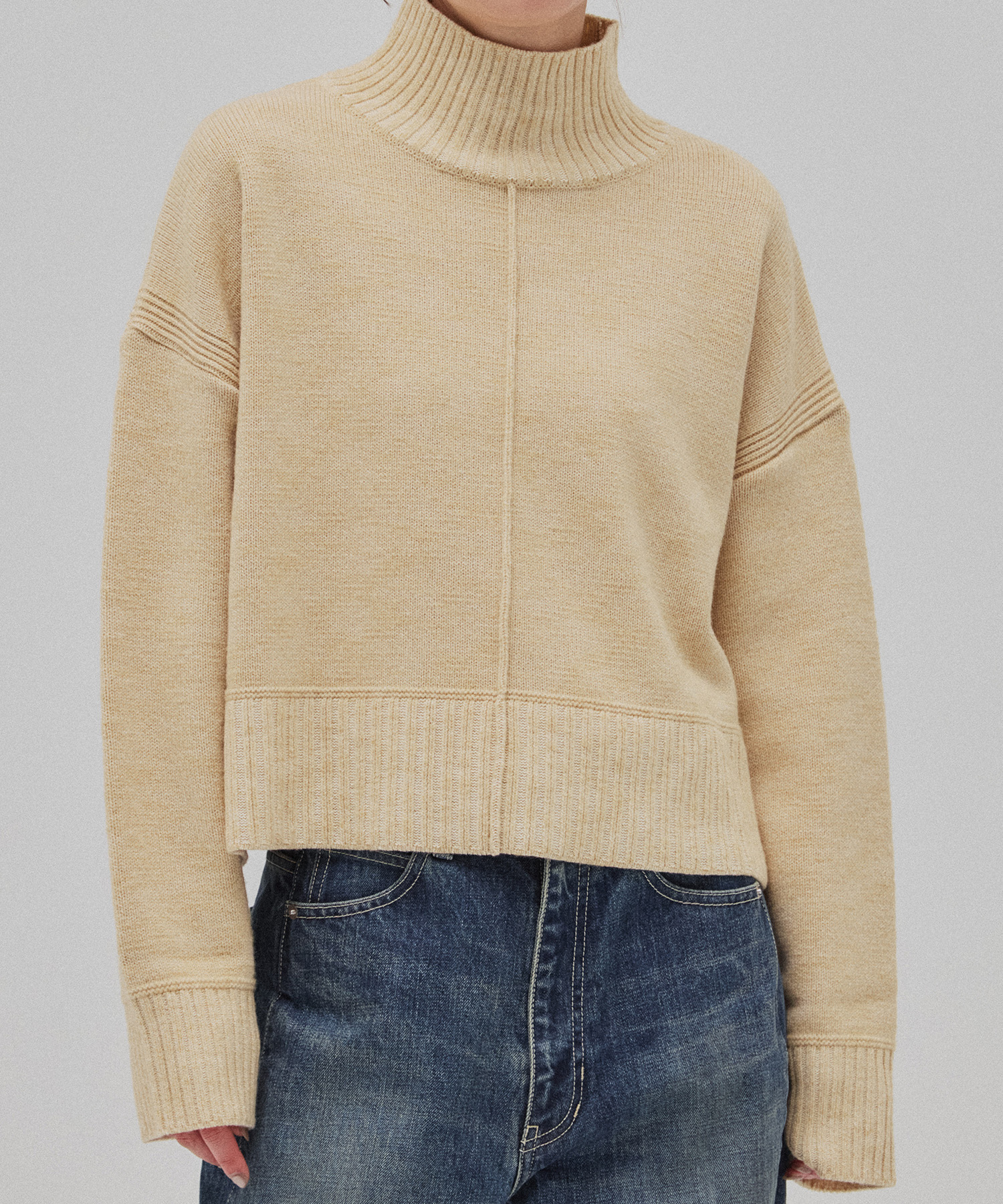 エアウールショートニット