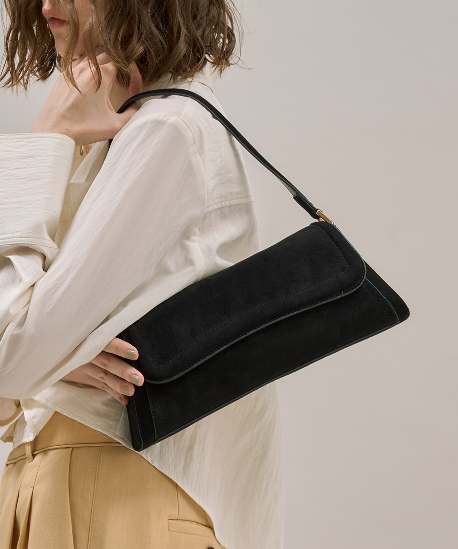 エコスウェードフラップBAG