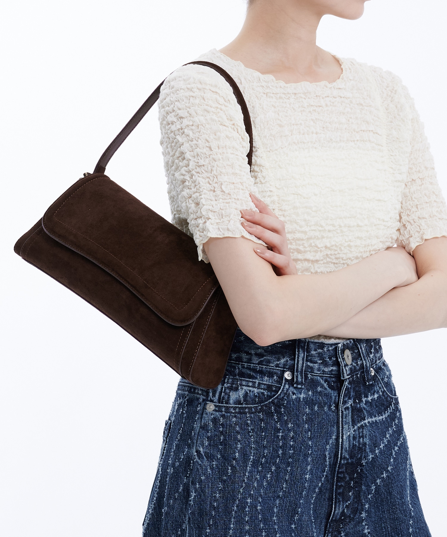 エコスウェードフラップBAG