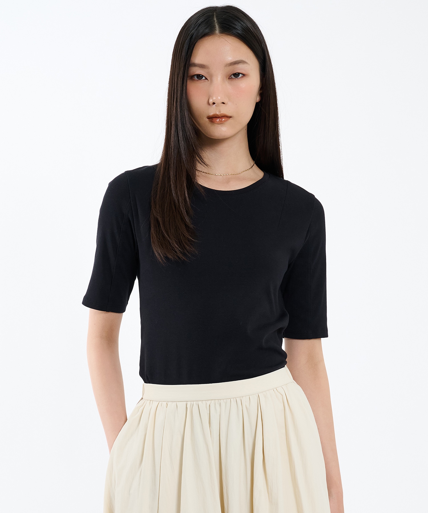リラックススリムフライスTEE
