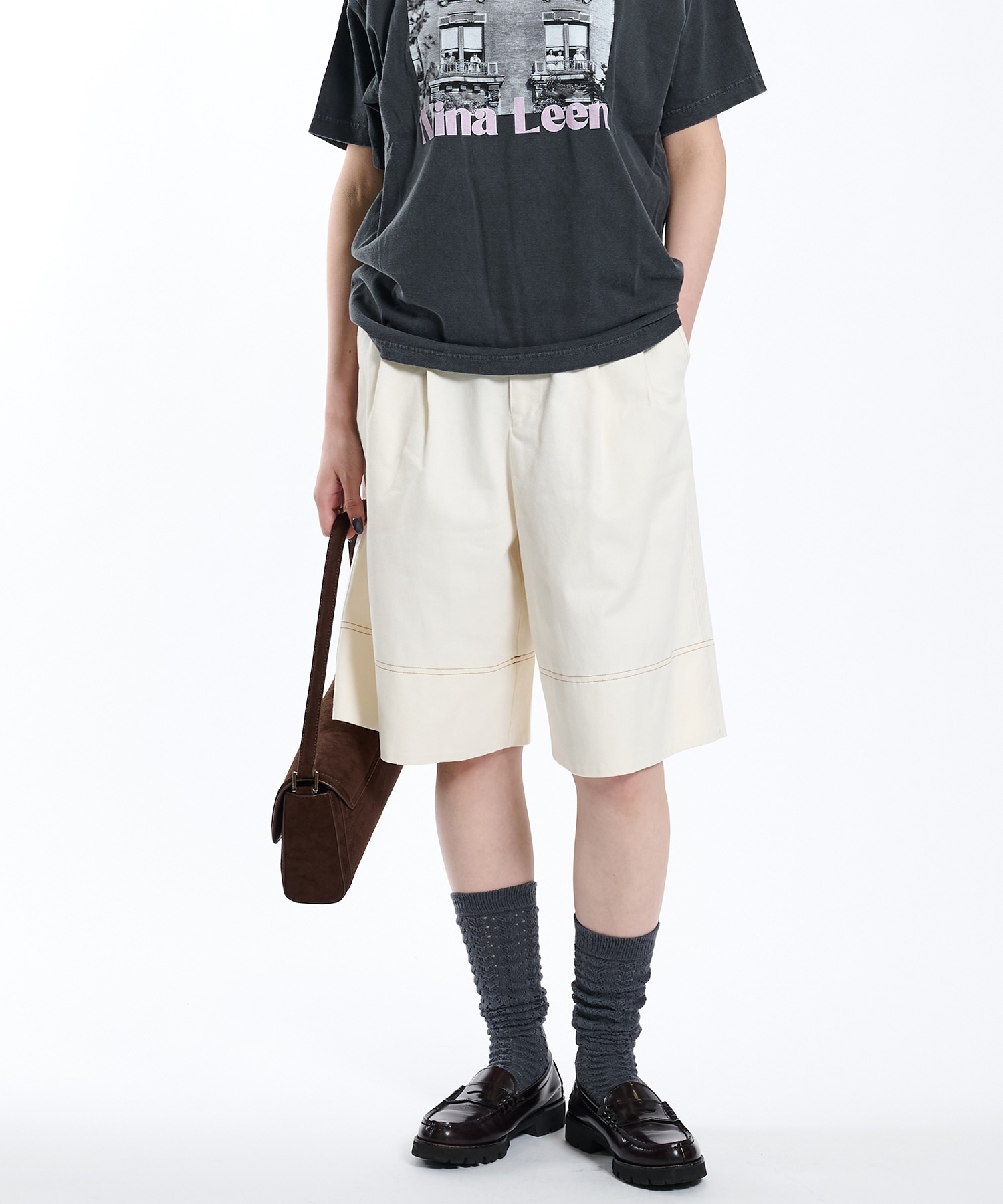 ワークステッチハーフパンツ